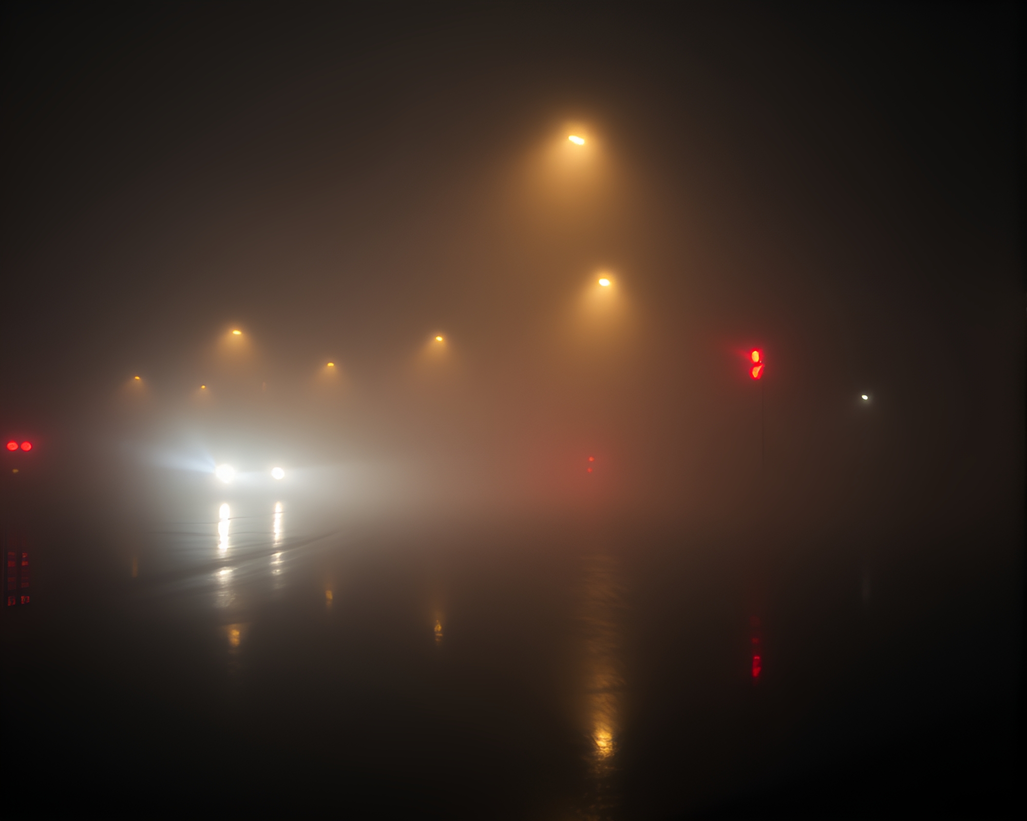 Morse Code Telegraph Reflection in Foggy Atmosphere – free AI stock image