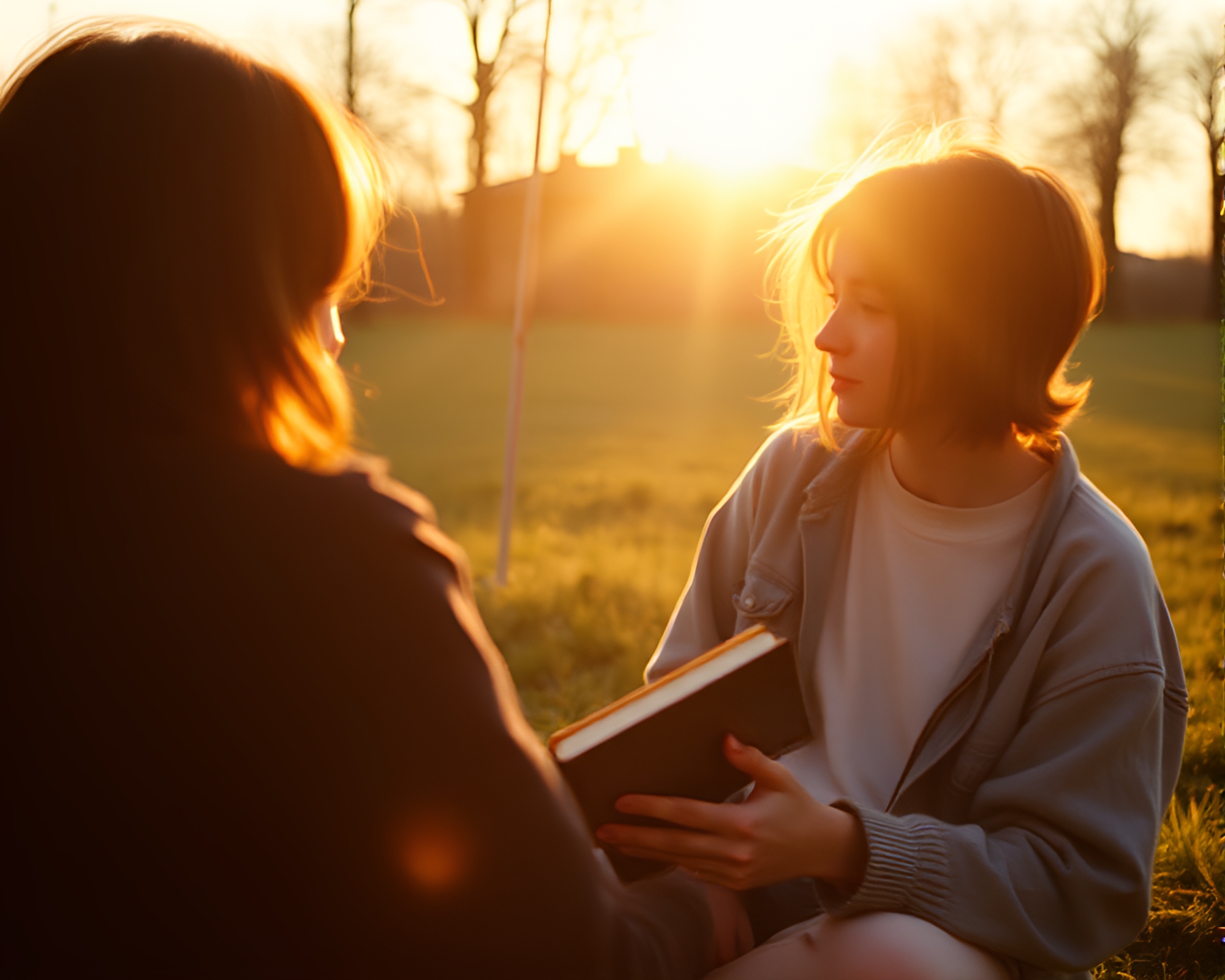 Grunge Dream: Candid Afternoon Glow – free AI stock image