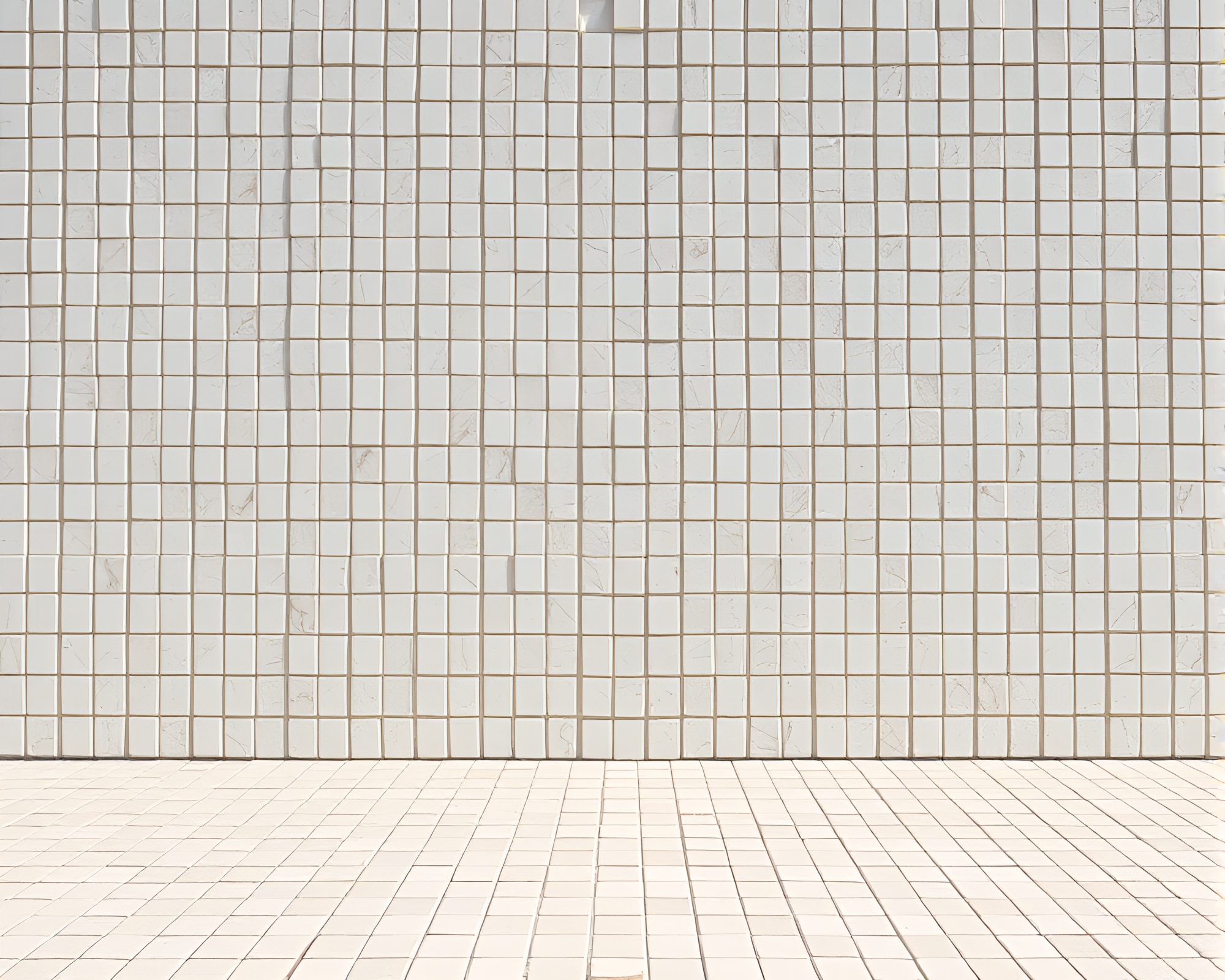 Ivory Monolith Mosaic: A Wide Shot Composition – free AI stock image