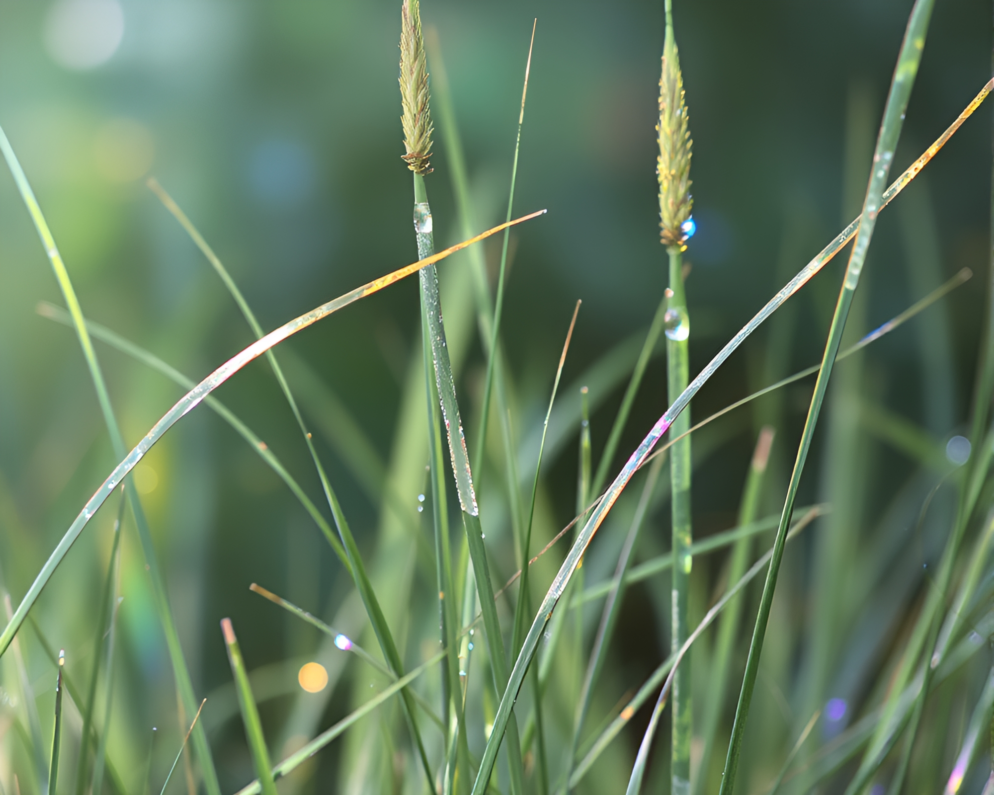 Savannah Grass Hologram Specks: Crystal Clarity Design – free AI stock image