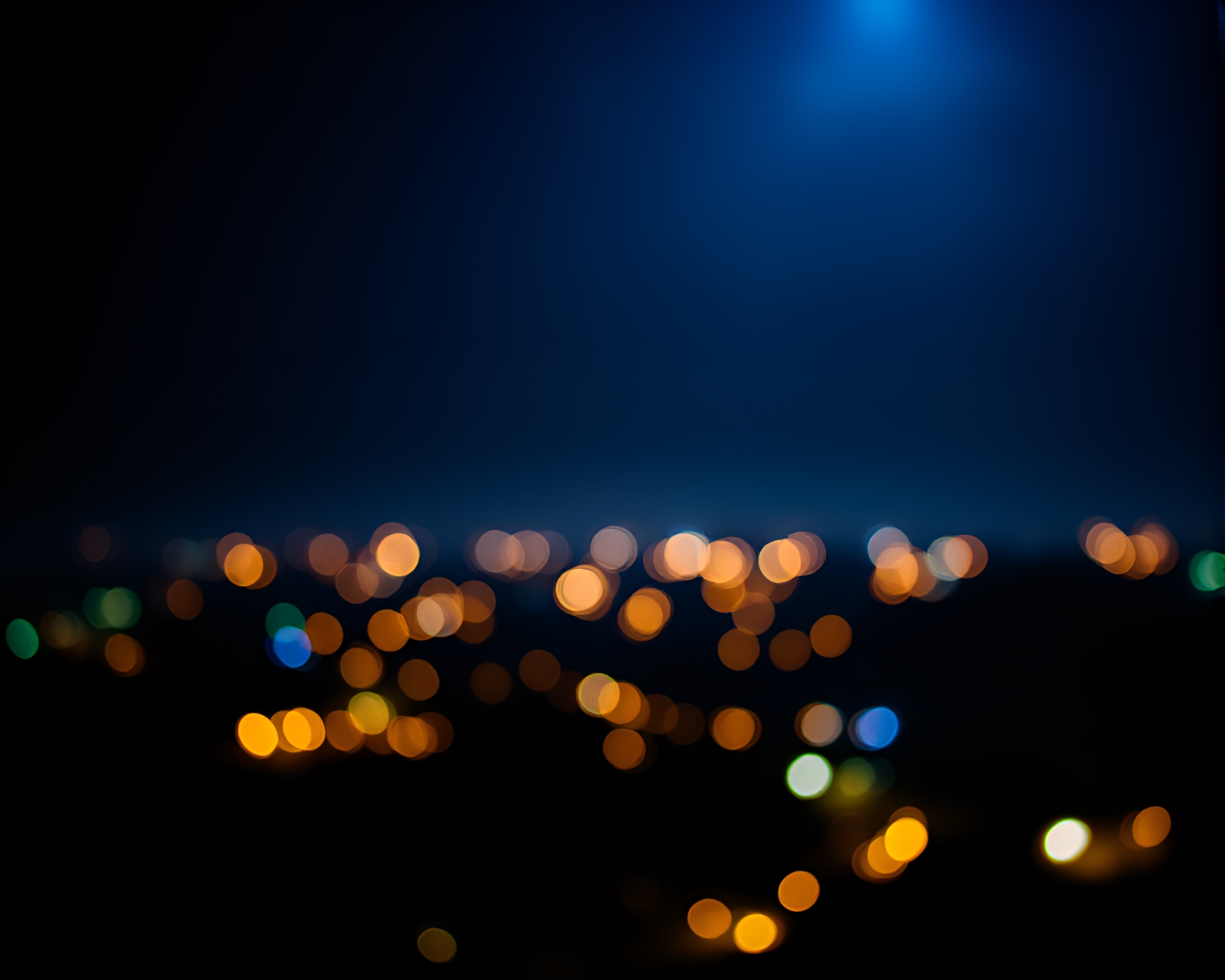 Galactic Shadow Silhouette: Bokeh Lights Calligraphy Style – free AI stock image