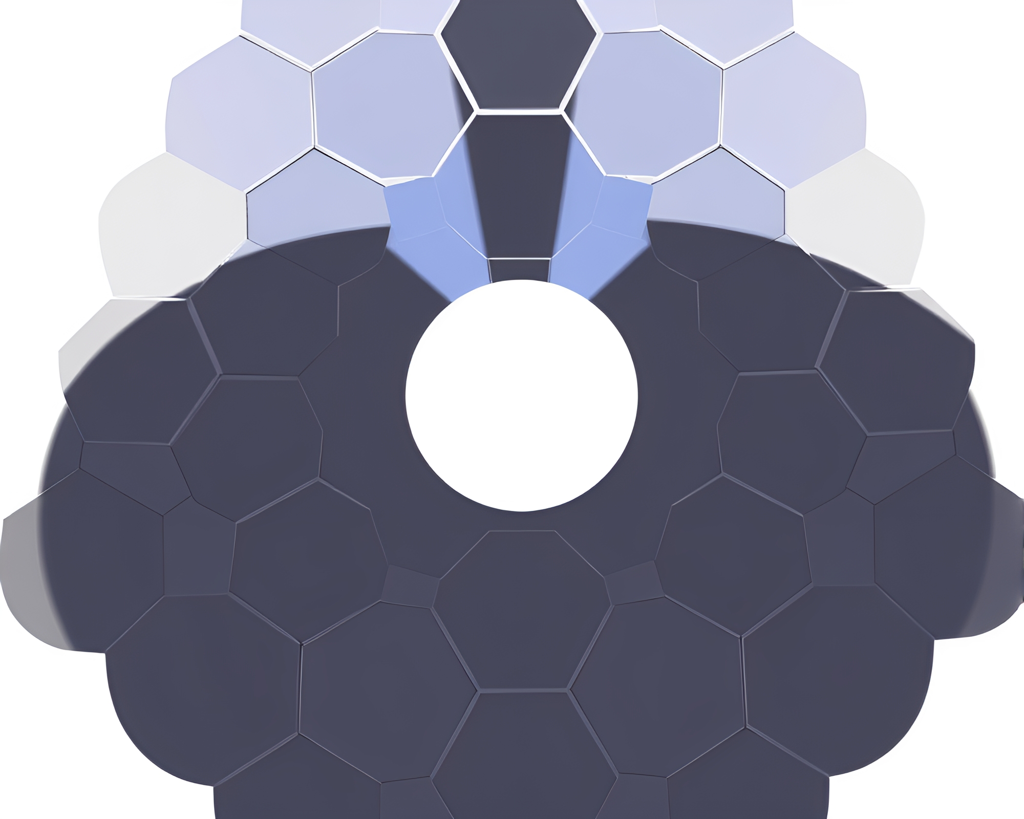 Enchanting Hexagonal Magic Circle During Eclipse Shadow – free AI stock image
