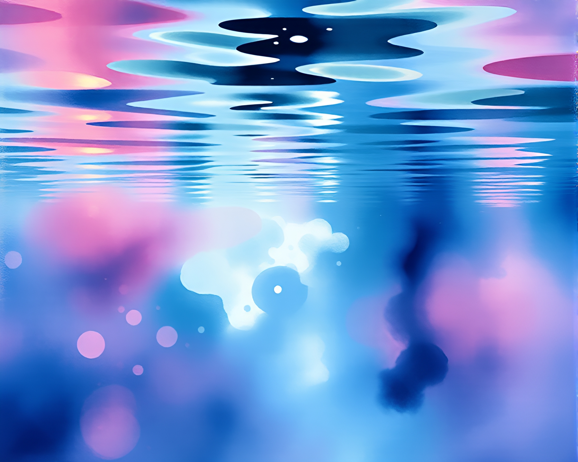 Sleek Submersible Chrome Reflection Fashion Illustration – free AI stock image