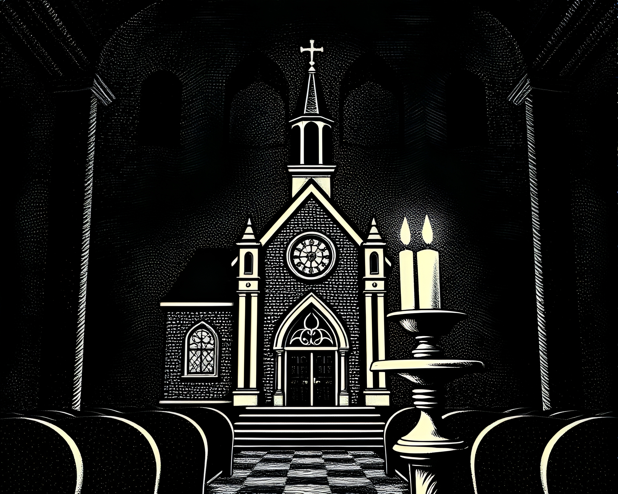 Ancient Sextant Engraved in Candlelight – free AI stock image
