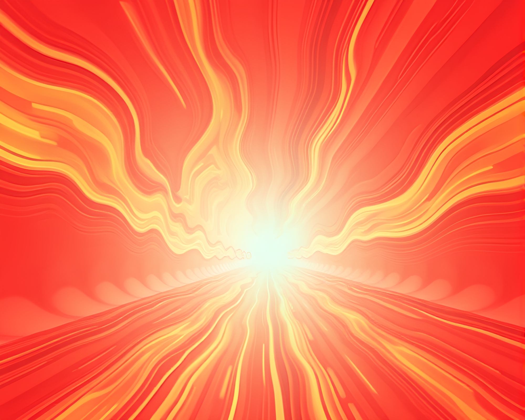 Surreal Optical Illusion with Infrared Warmth – free AI stock image