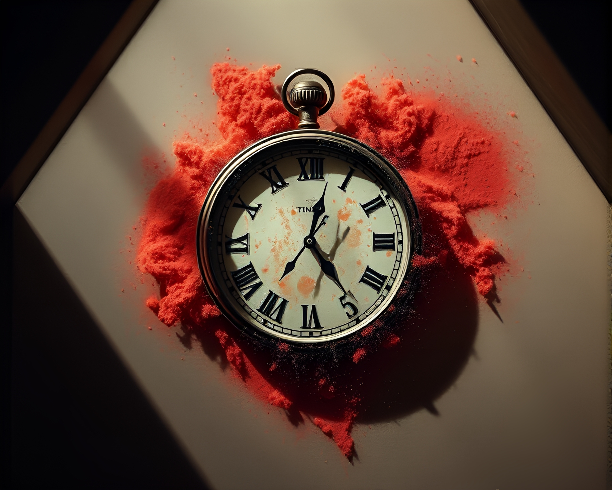 Mystical Time Vortex Twisting Through Dusty Attic Shadows – free AI stock image
