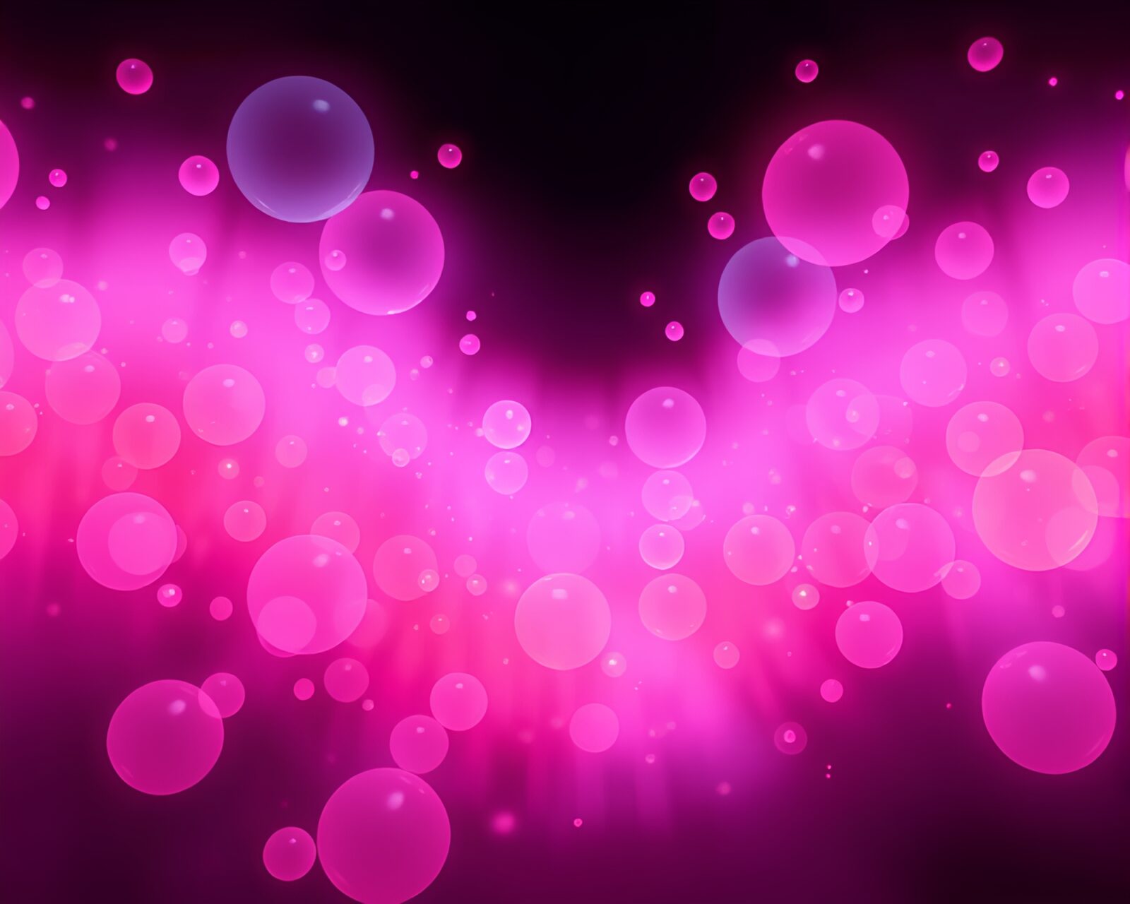 Pastel neon bubbles in retro wave grid composition