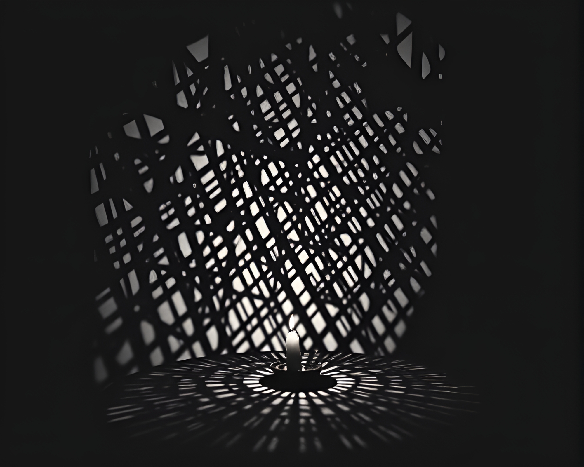 Astral Projection in Candlelit Crosshatched Fantasy – free AI stock image