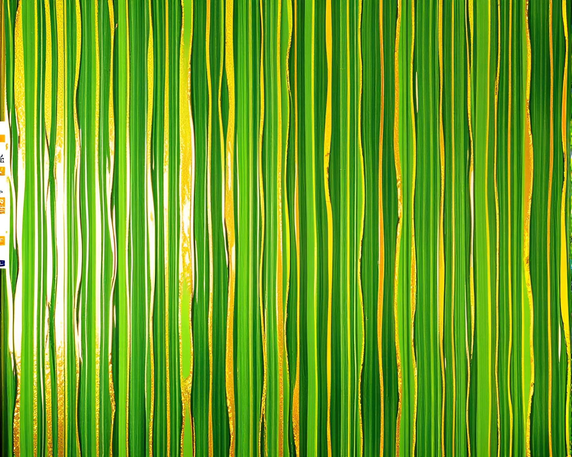 Op Art Baguette Fantasy with Gold Foil Accents – free AI stock image