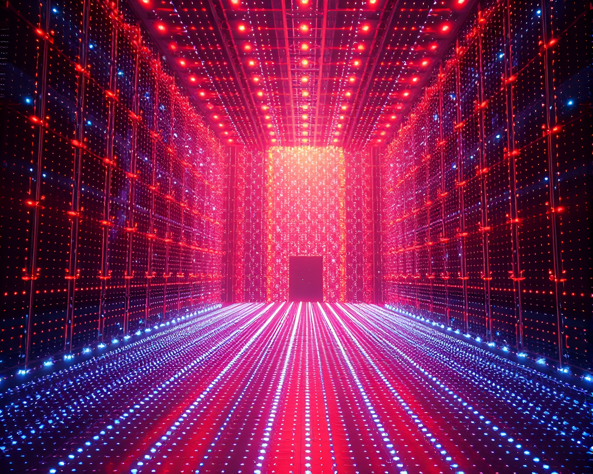 LED Quantum Teleportation Device on Savannah Architecture – free AI stock image