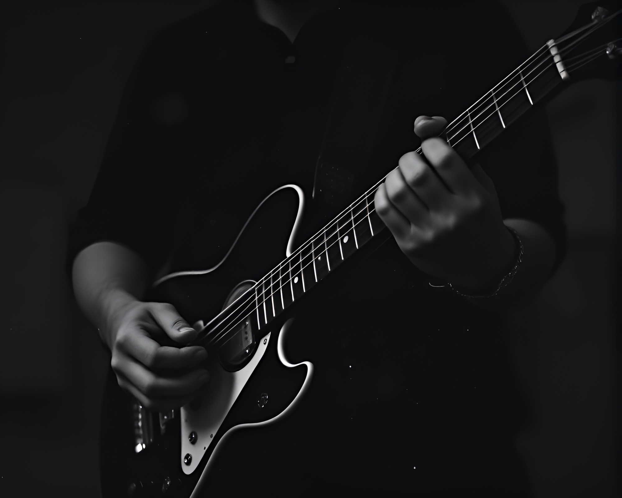 Layers of Guitar – free AI stock image