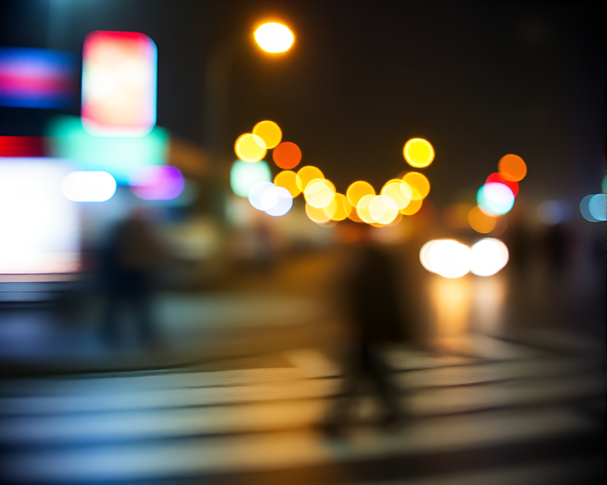 Time Traveler in Lens Distorted Egg Tempera Light Leaks – free AI stock image