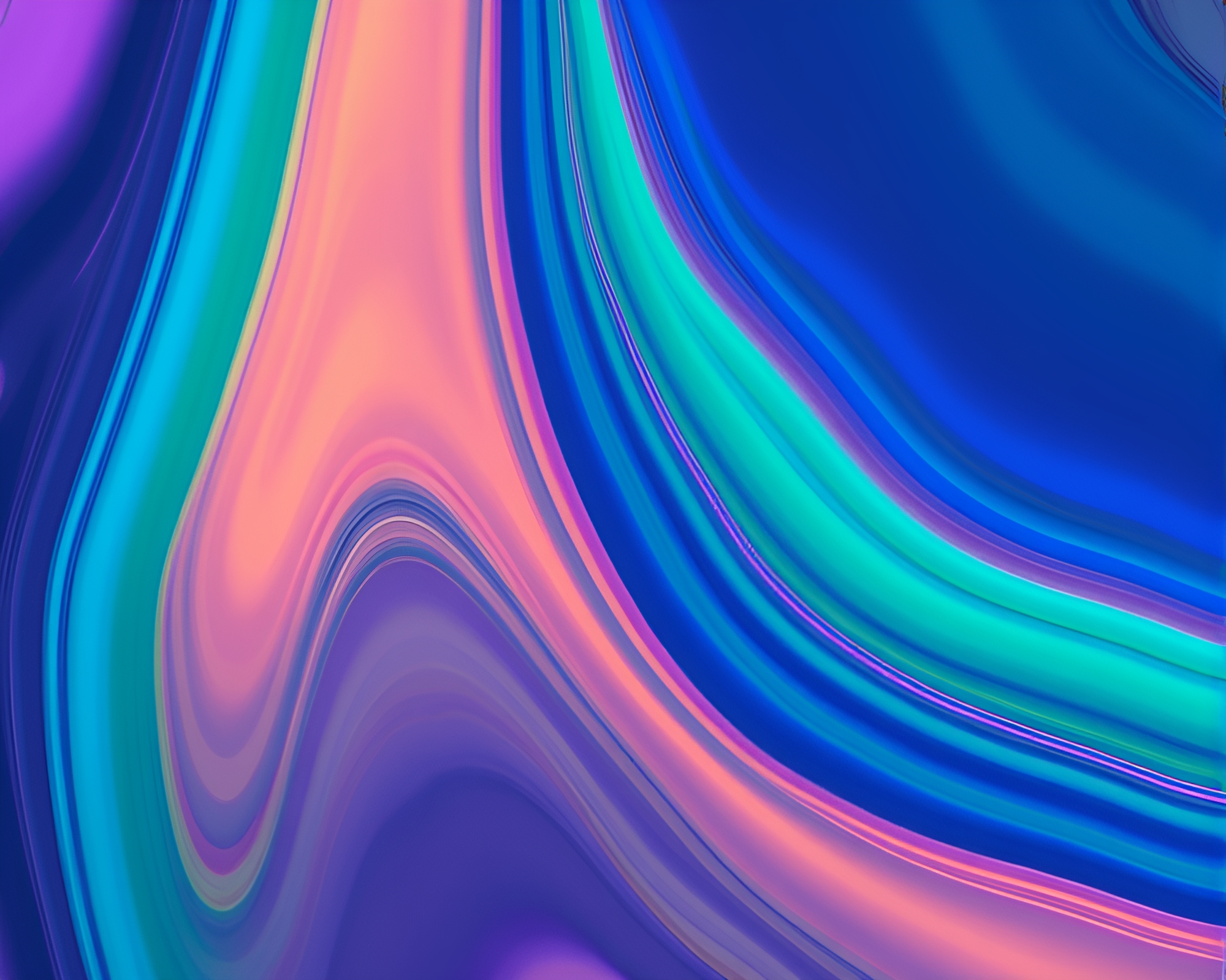 Surreal Oil Slick Rainbow Submarine Journey – free AI stock image