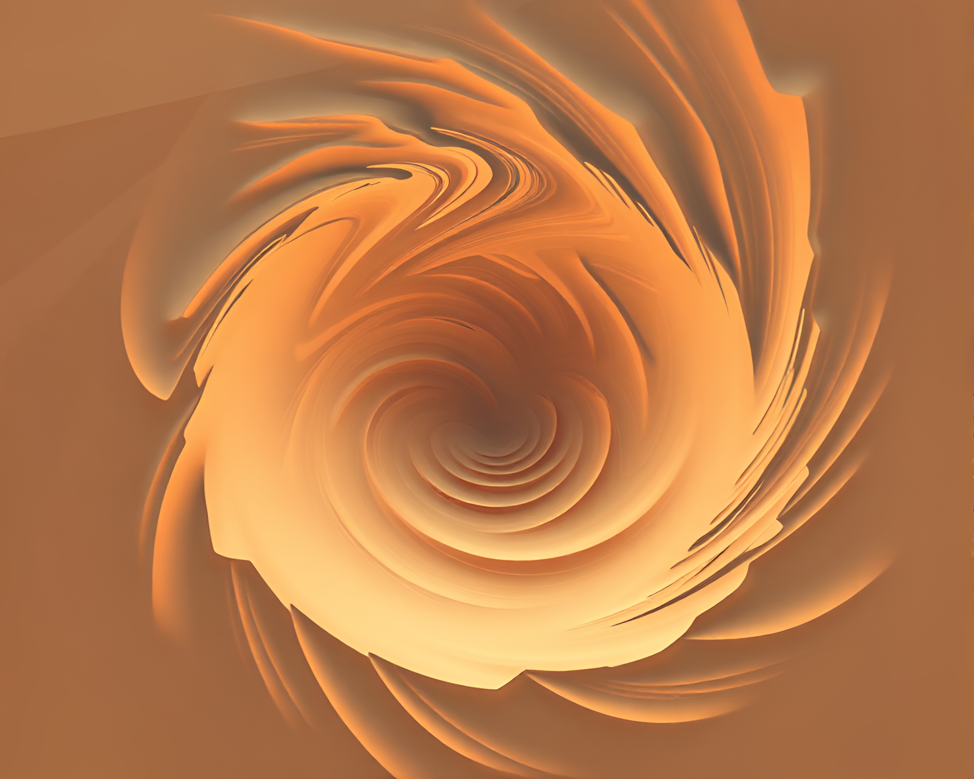 Arctic Tundra Swirling Vortex Algorithmic Art – free AI stock image