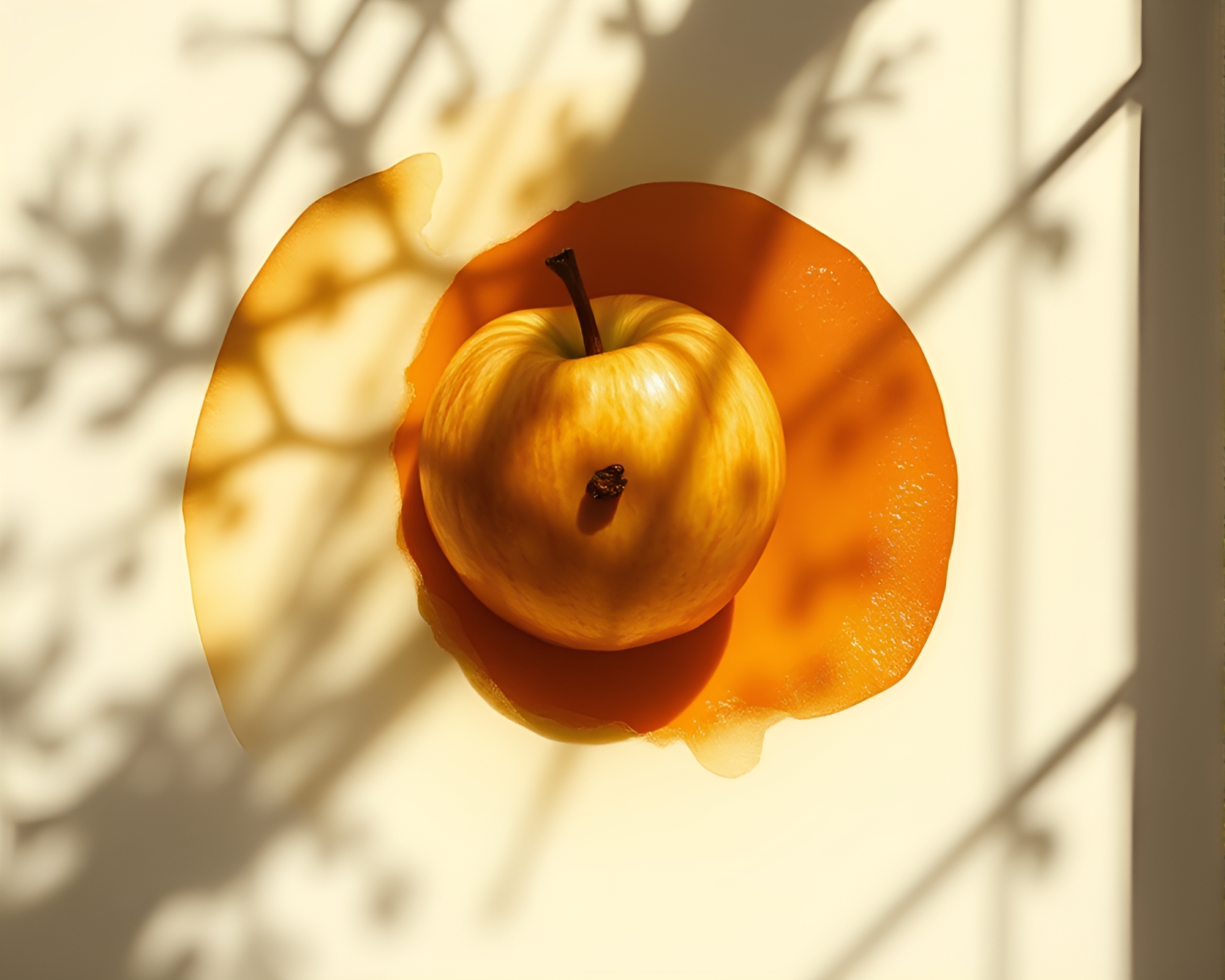 Spiraling Apple Cider Delight Collage – free AI stock image