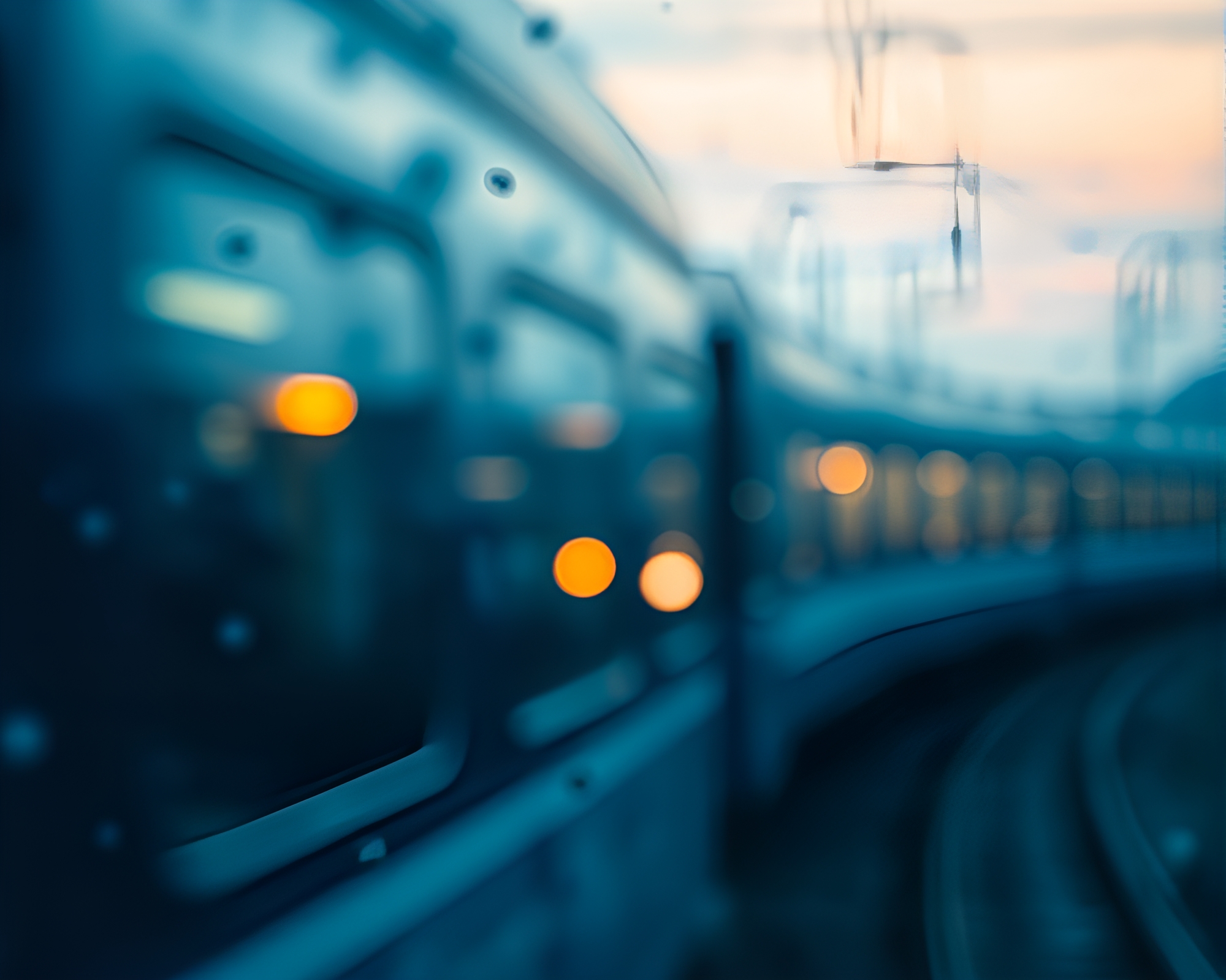 Surreal Train Bokeh Forest Splatter Art – free AI stock image