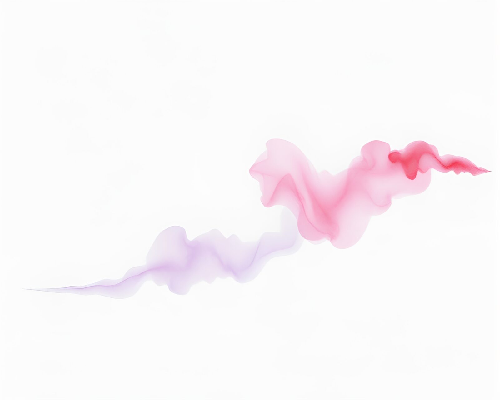 Minimalist composition of holographic display in red-blue hues