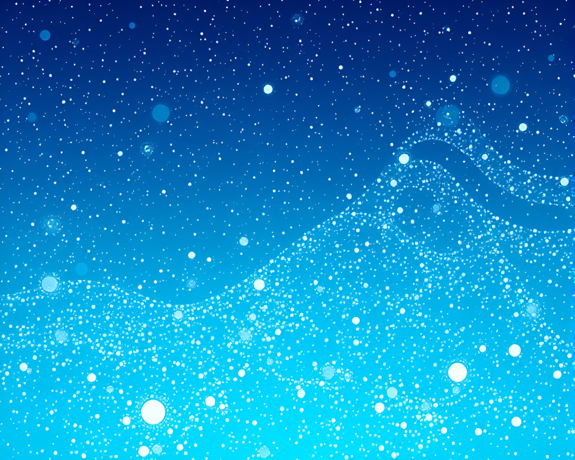 Floating Crystal in Ocean-Blue Graphic Novel Dots – free AI stock image