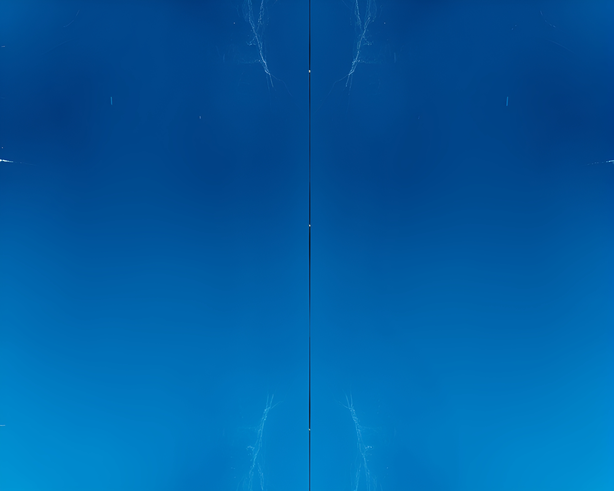 Sapphire Dimensional Rift Framed in Rule of Thirds – free AI stock image