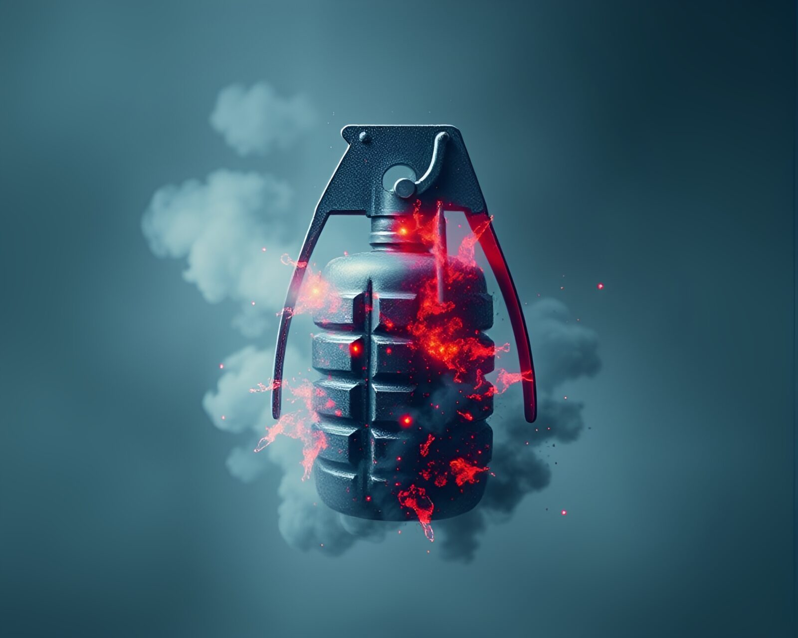 Digital bloom atmosphere through minimalist design with antimatter grenade.