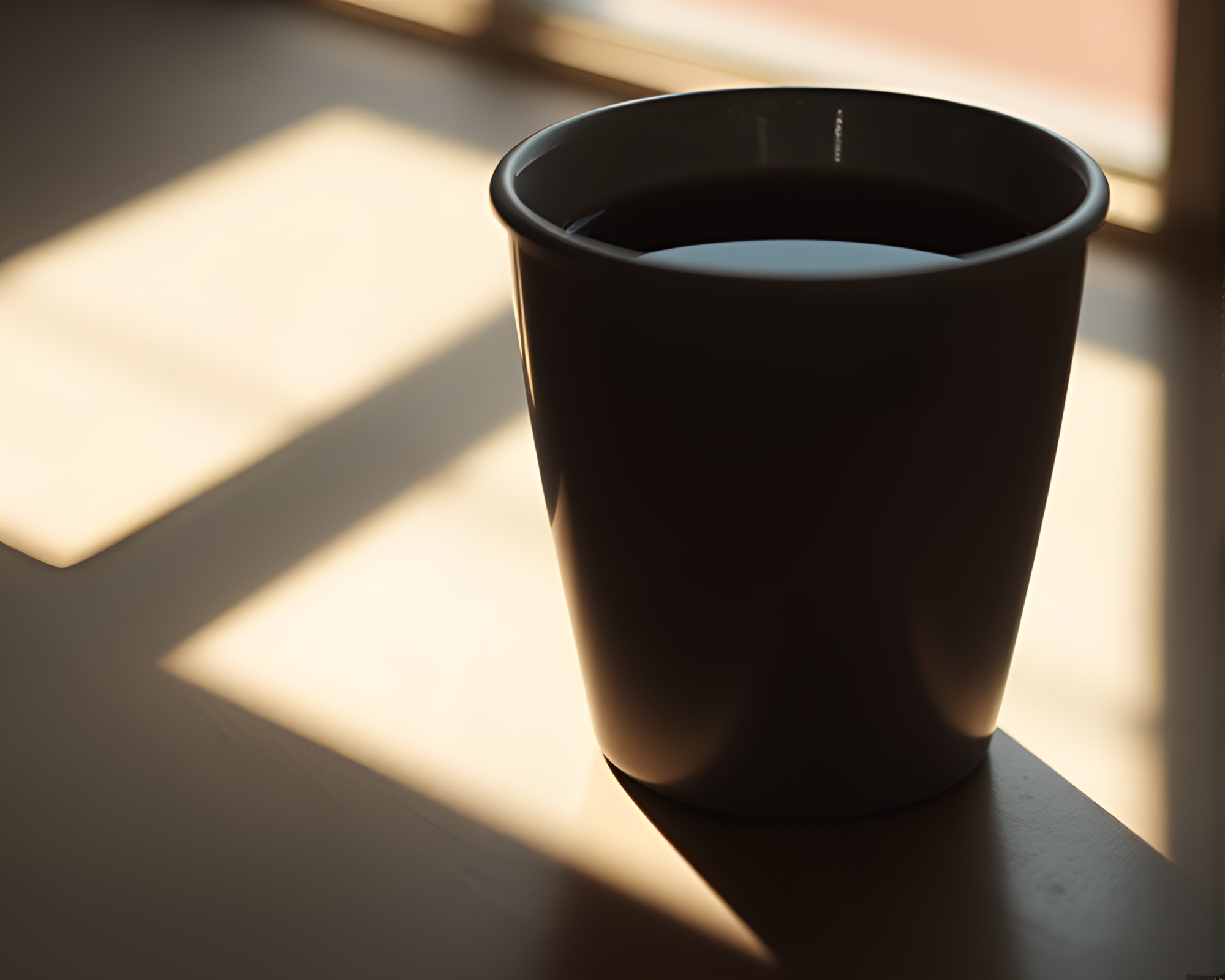 Eclipse Coffee Cup Close-Up Stop-Motion Animation Still – free AI stock image