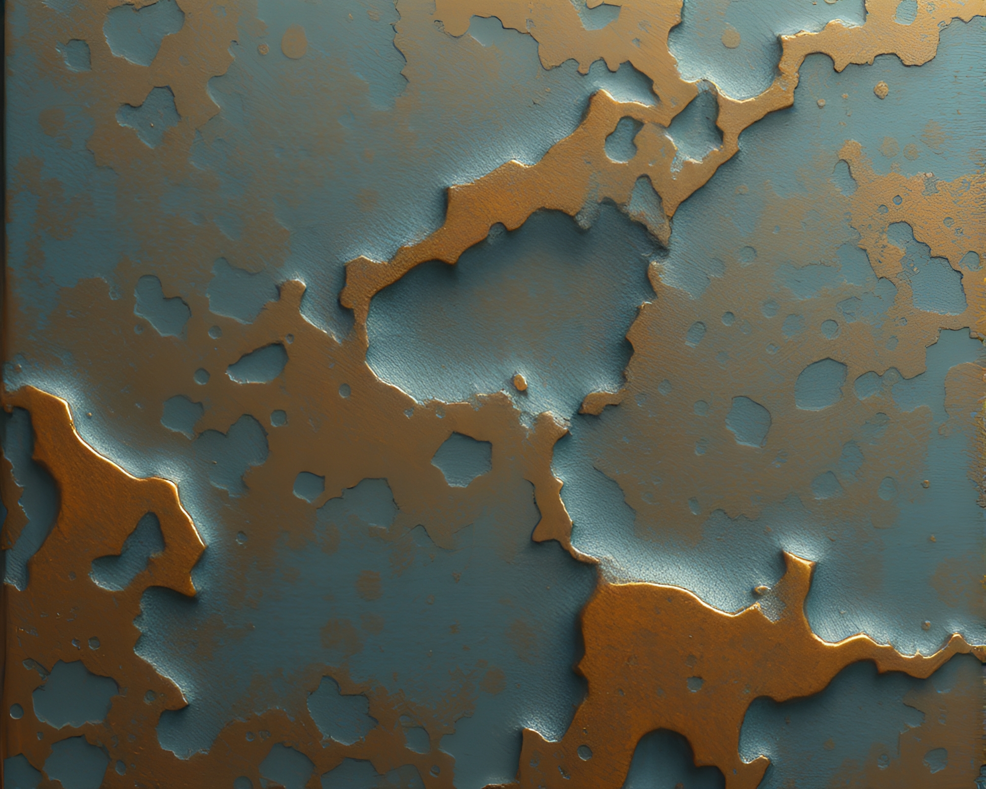 Desert Mirage: Bronze Patina Technical Illustration – free AI stock image