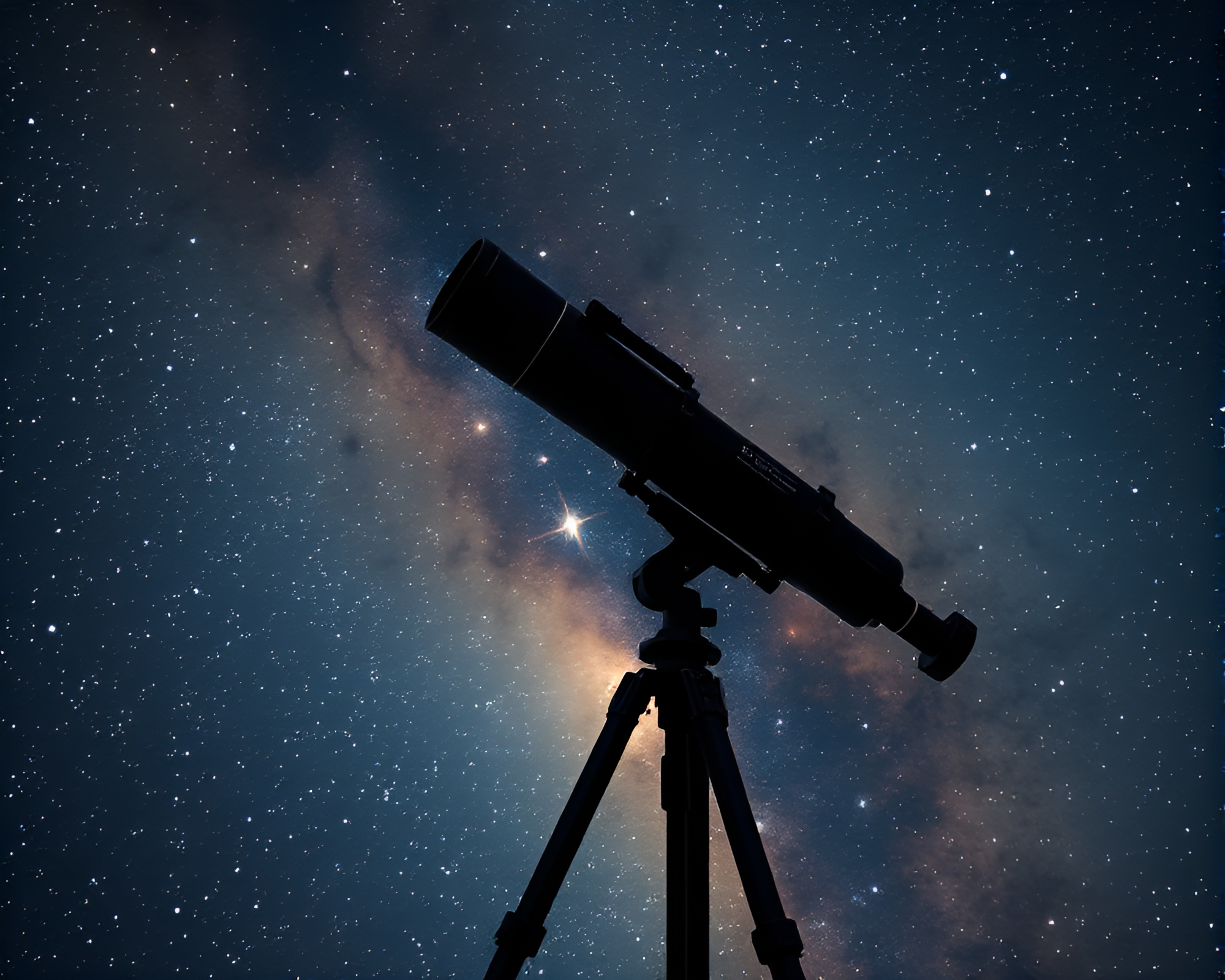 Mildew Spots on Cosmic Telescope – free AI stock image