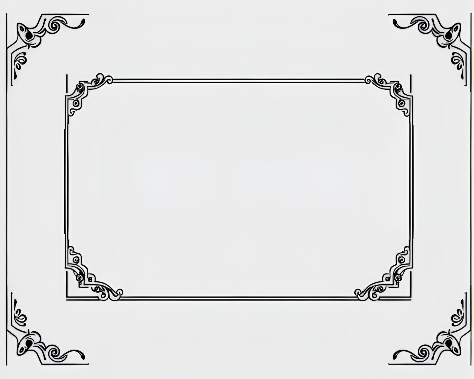 Dark gray piano surrounded by digital vignette border