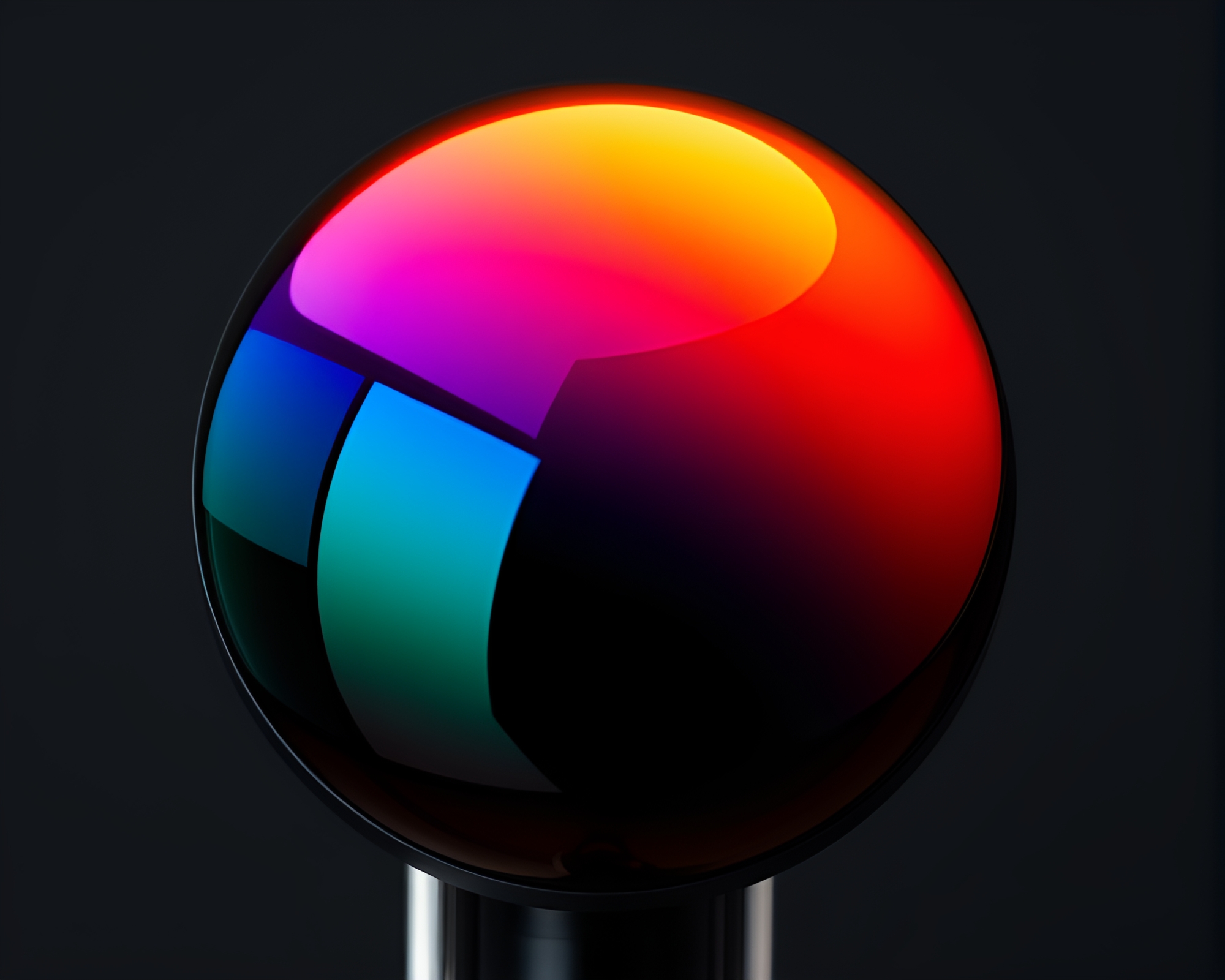 Gelato Cone Lens Sunburst Art – free AI stock image