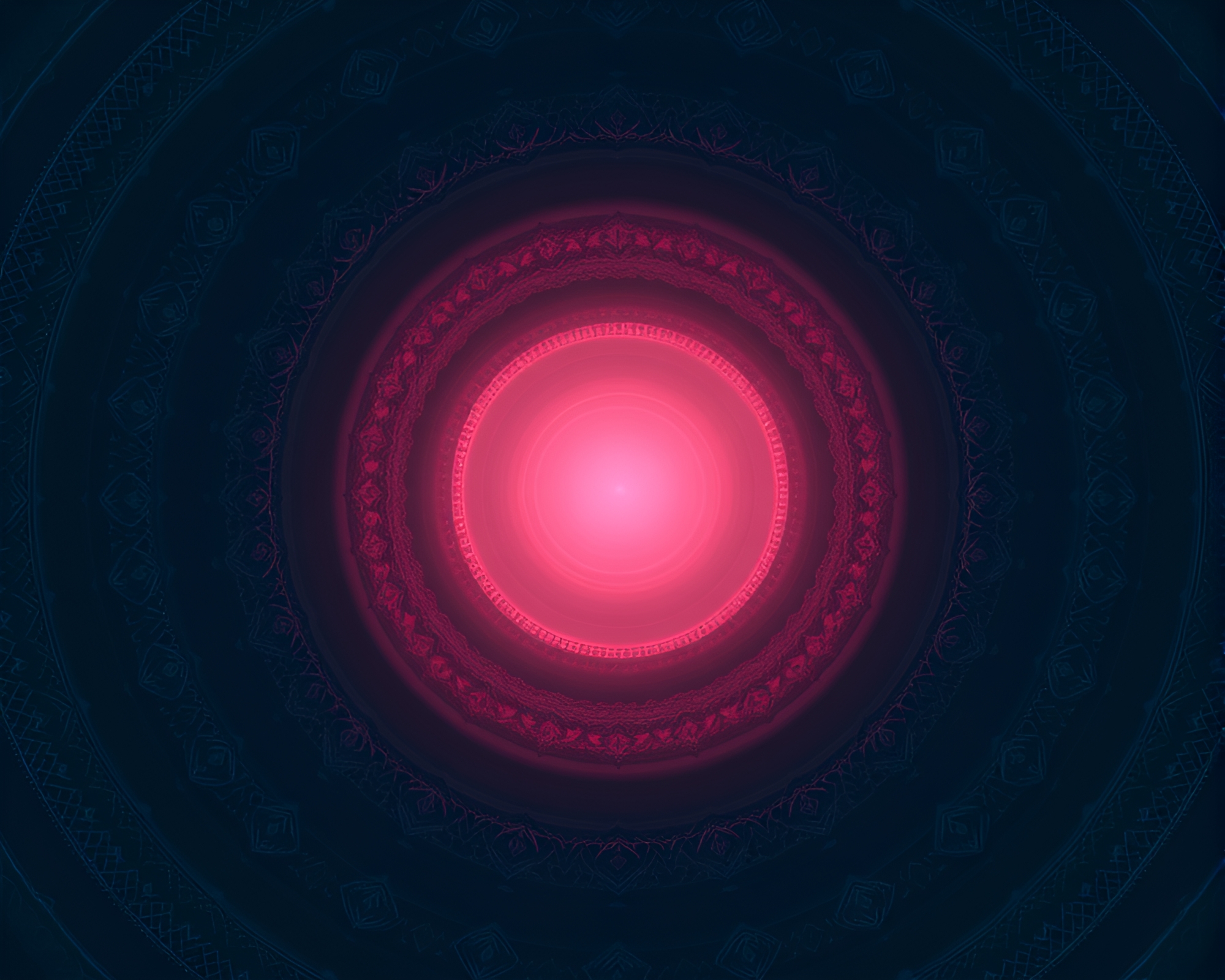 Fractal Sunrise: Data Visualization Patterns – free AI stock image