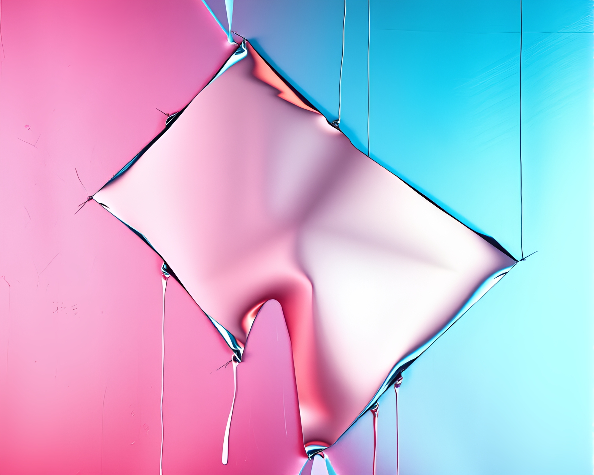 Satin Ribbon Reflections: Graffiti Art Earth Tones – free AI stock image