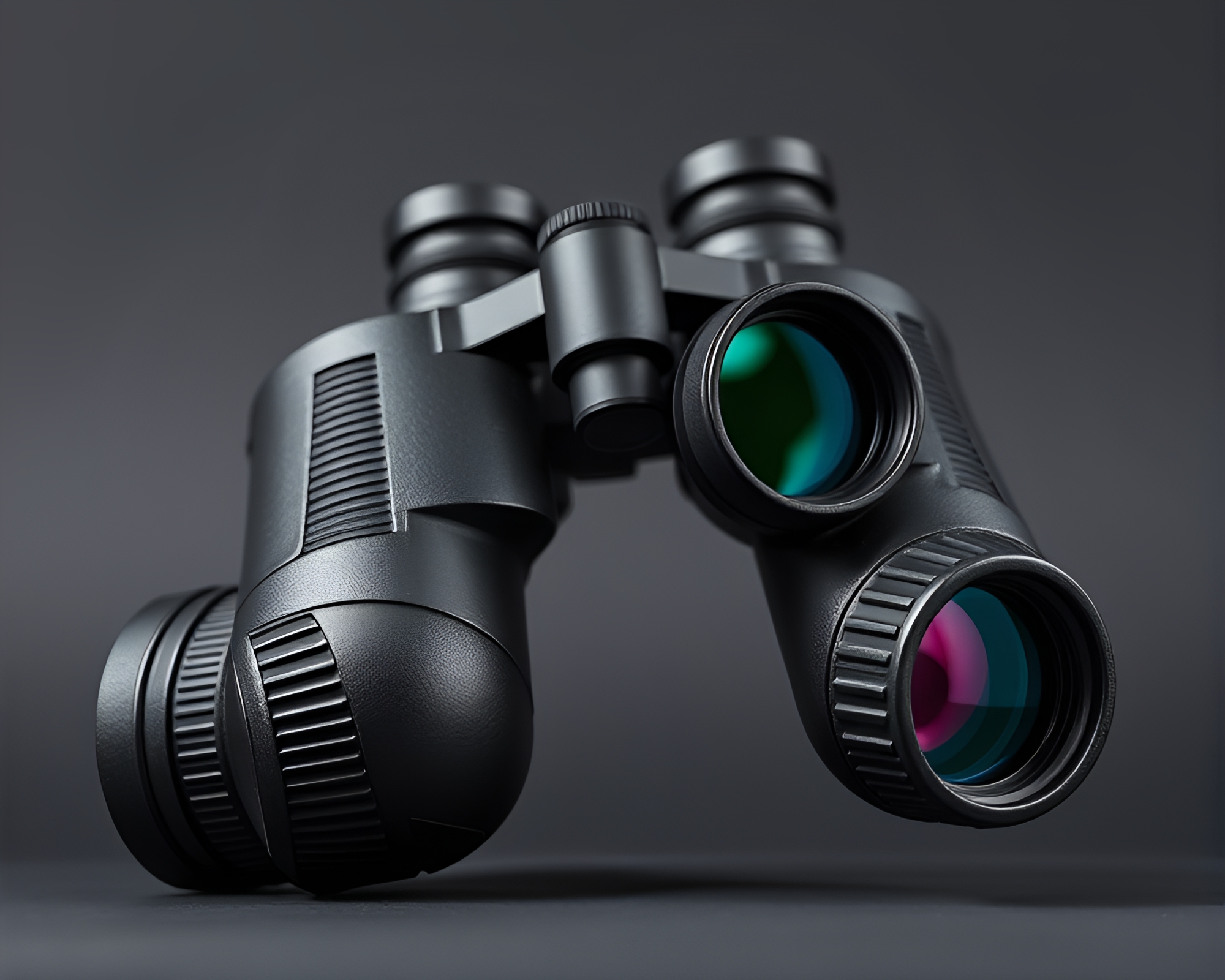 Cybernetic Binoculars in Matte Finish Landscape Exploration – free AI stock image