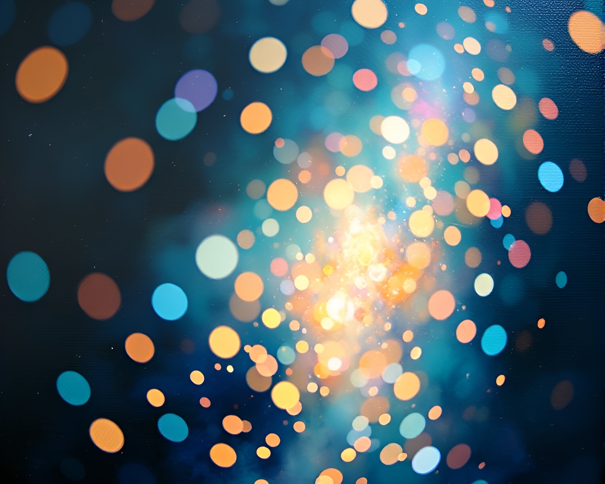 Astral Projection Through Encaustic Magic – free AI stock image