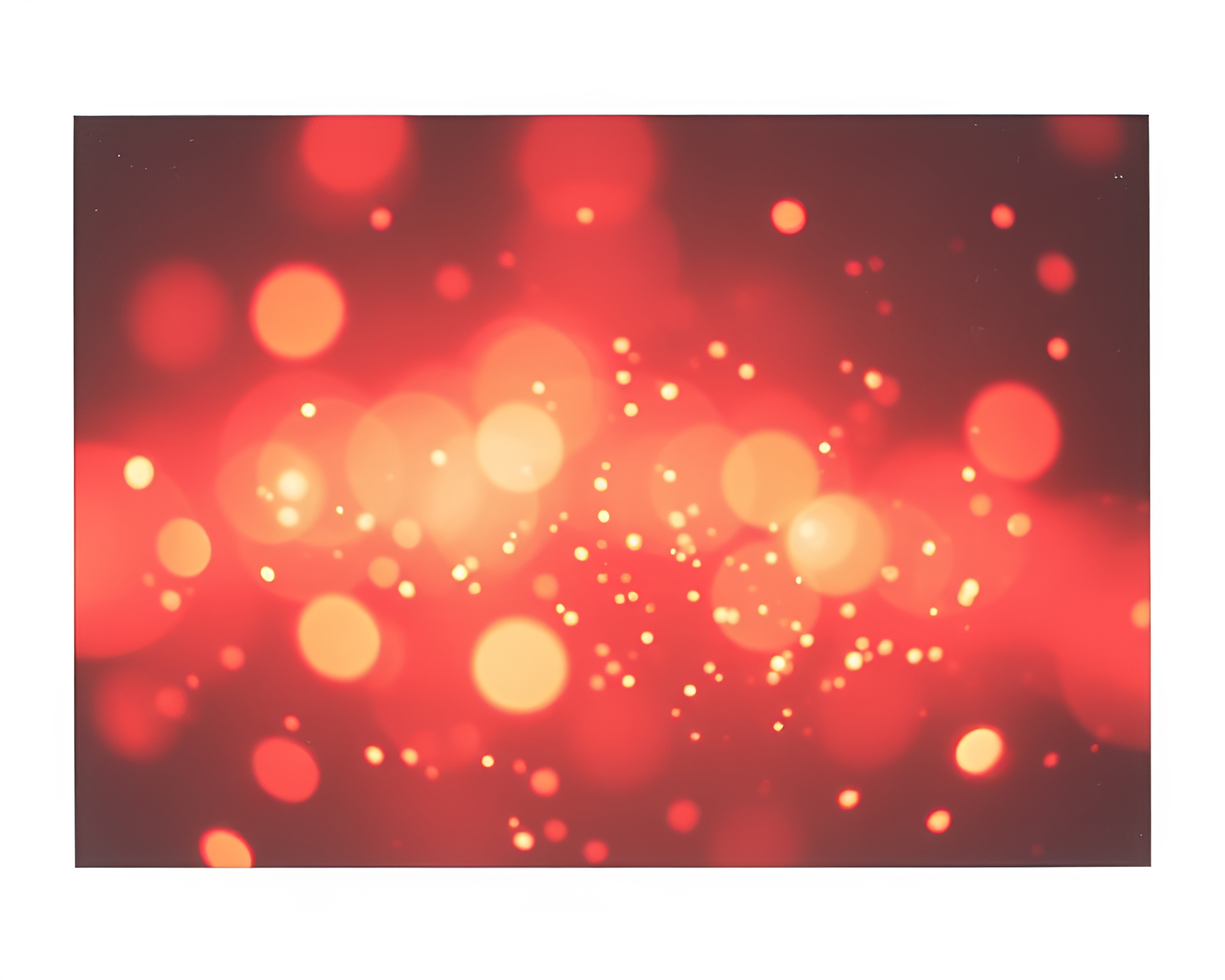 Fruit Tart Floating in Light Particles Polaroid Glow – free AI stock image