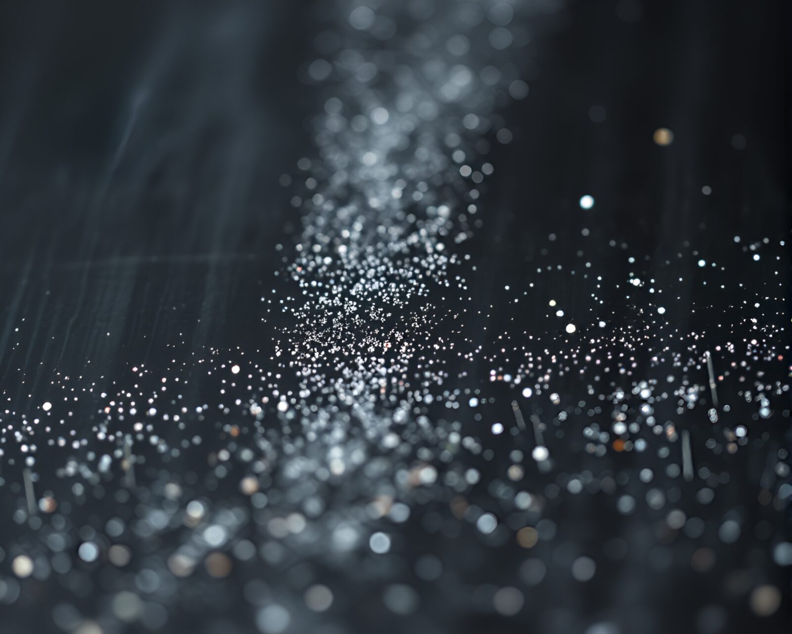 Detailed chalkboard drawing of shimmering stardust geyser field.