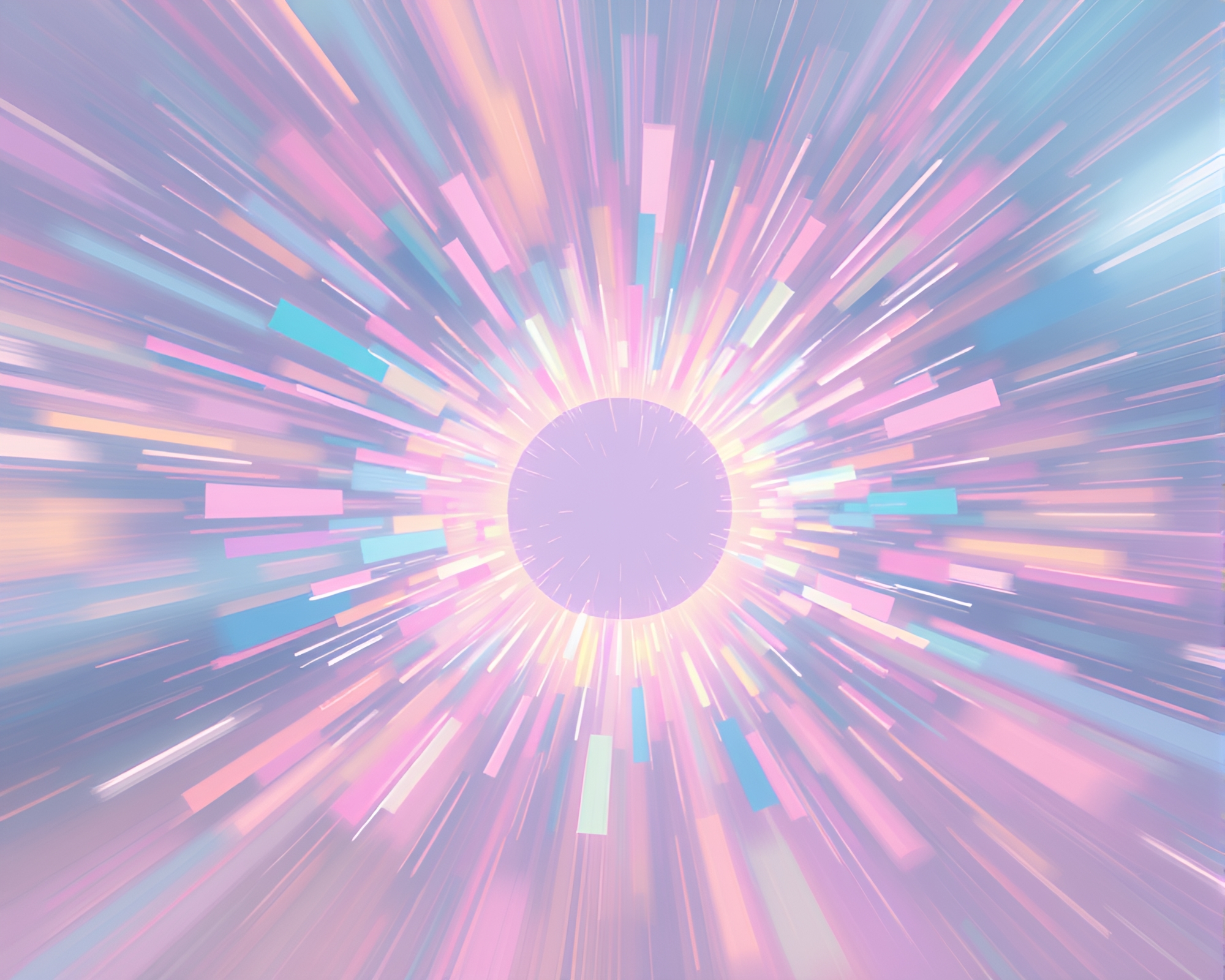 Zoom Burst Ring Creation with Pastel Digital Painting – free AI stock image