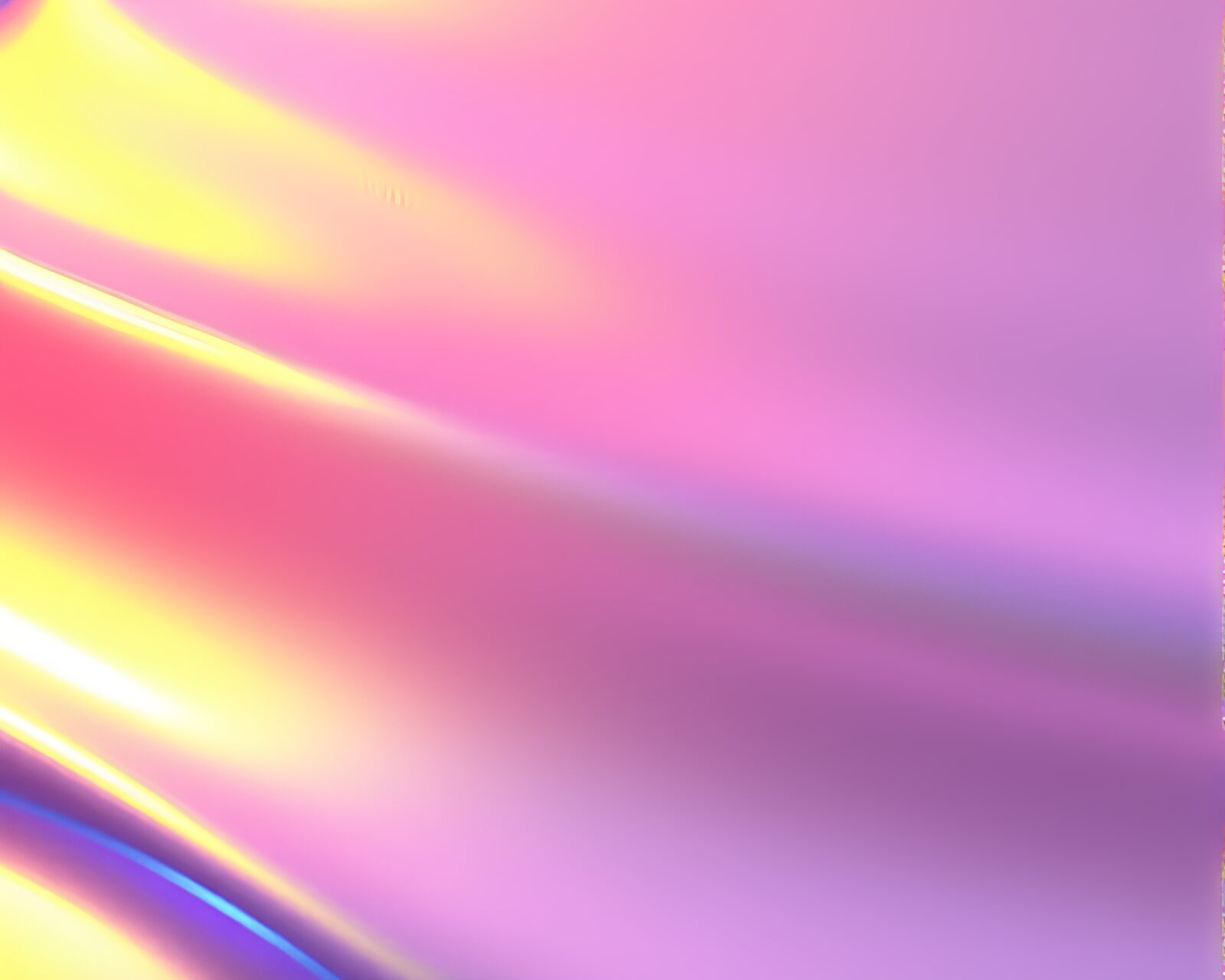 Vibrant holographic ribbon illuminated by laser beams