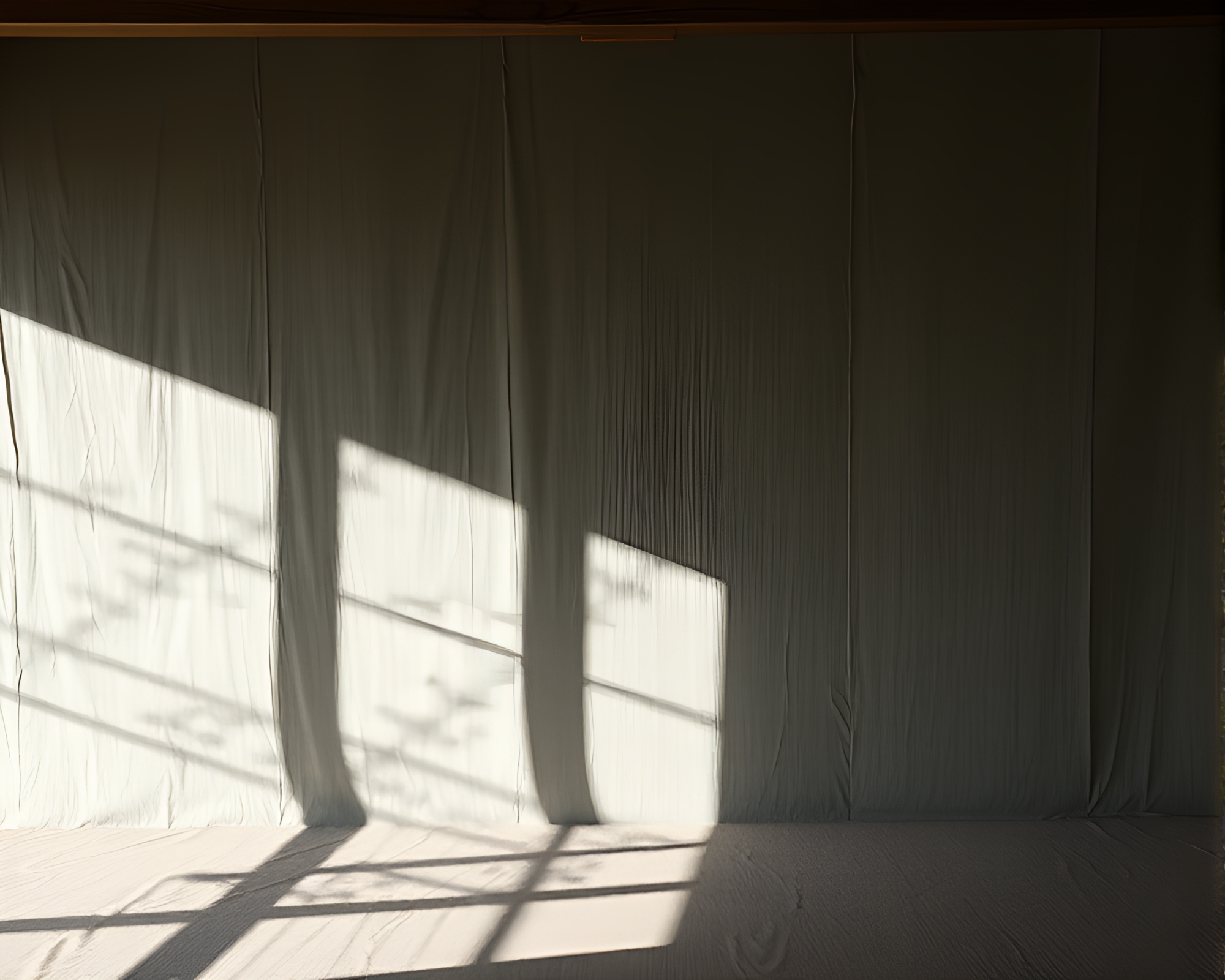 Savage River: Cloth Simulation Minimalist Composition – free AI stock image