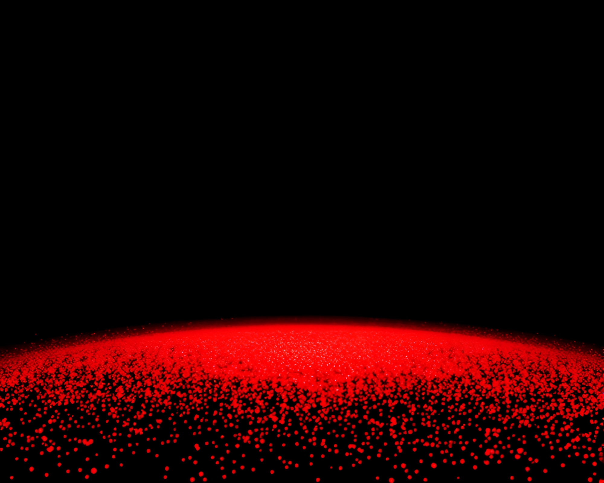 Monochrome Red Plateau with Particle Simulation Center Composition – free AI stock image