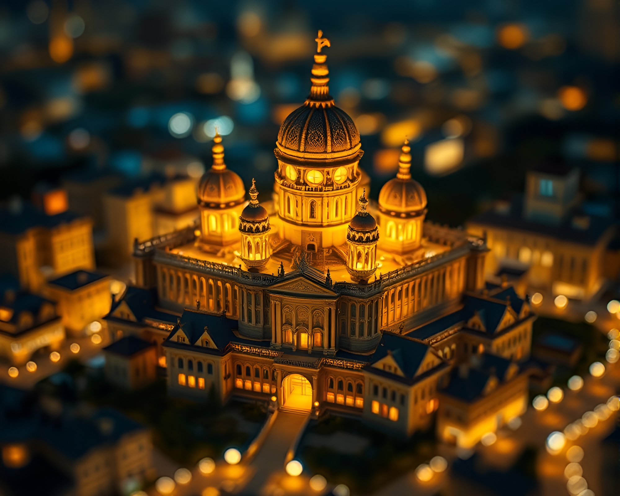Ethereal Mind Palace Illuminated by Torchlight Glow – free AI stock image