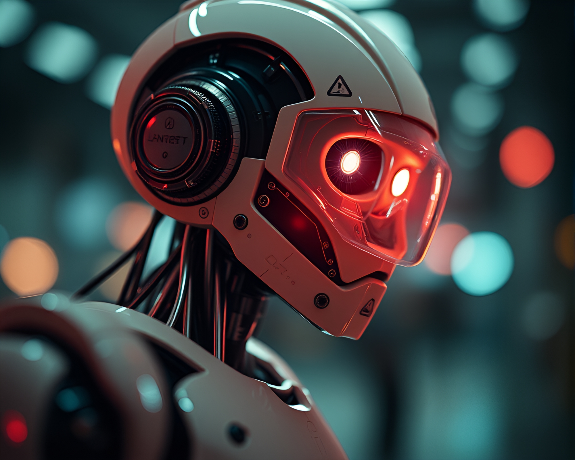 Robotic Wonderland: Surreal Depth Composition – free AI stock image