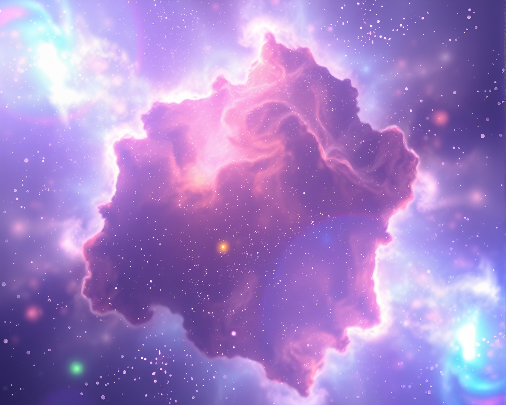 Cosmic Hologram Dimensions Merge in Softbox Glow – free AI stock image