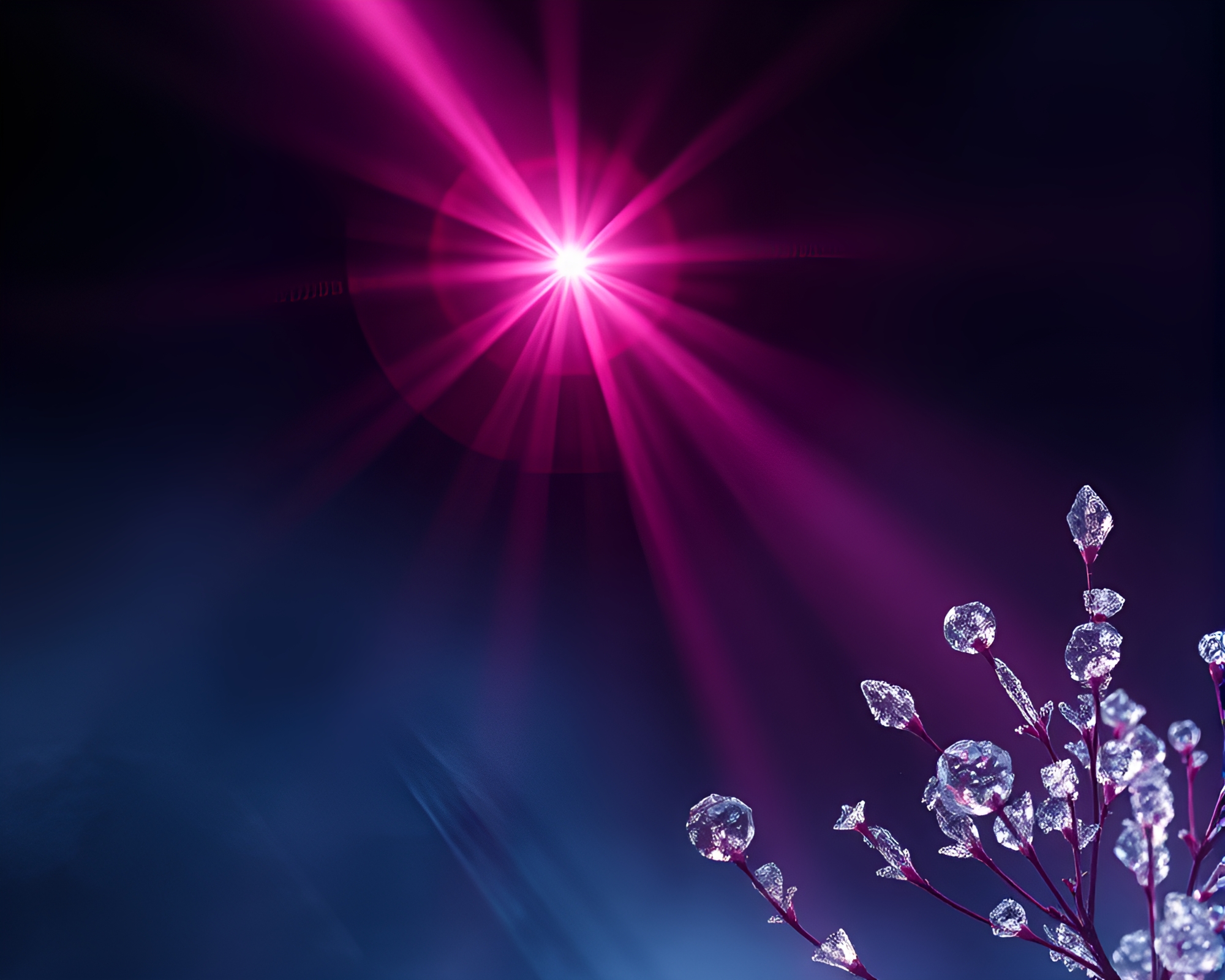 Frozen Plasma Botanical Study in Attic Light – free AI stock image