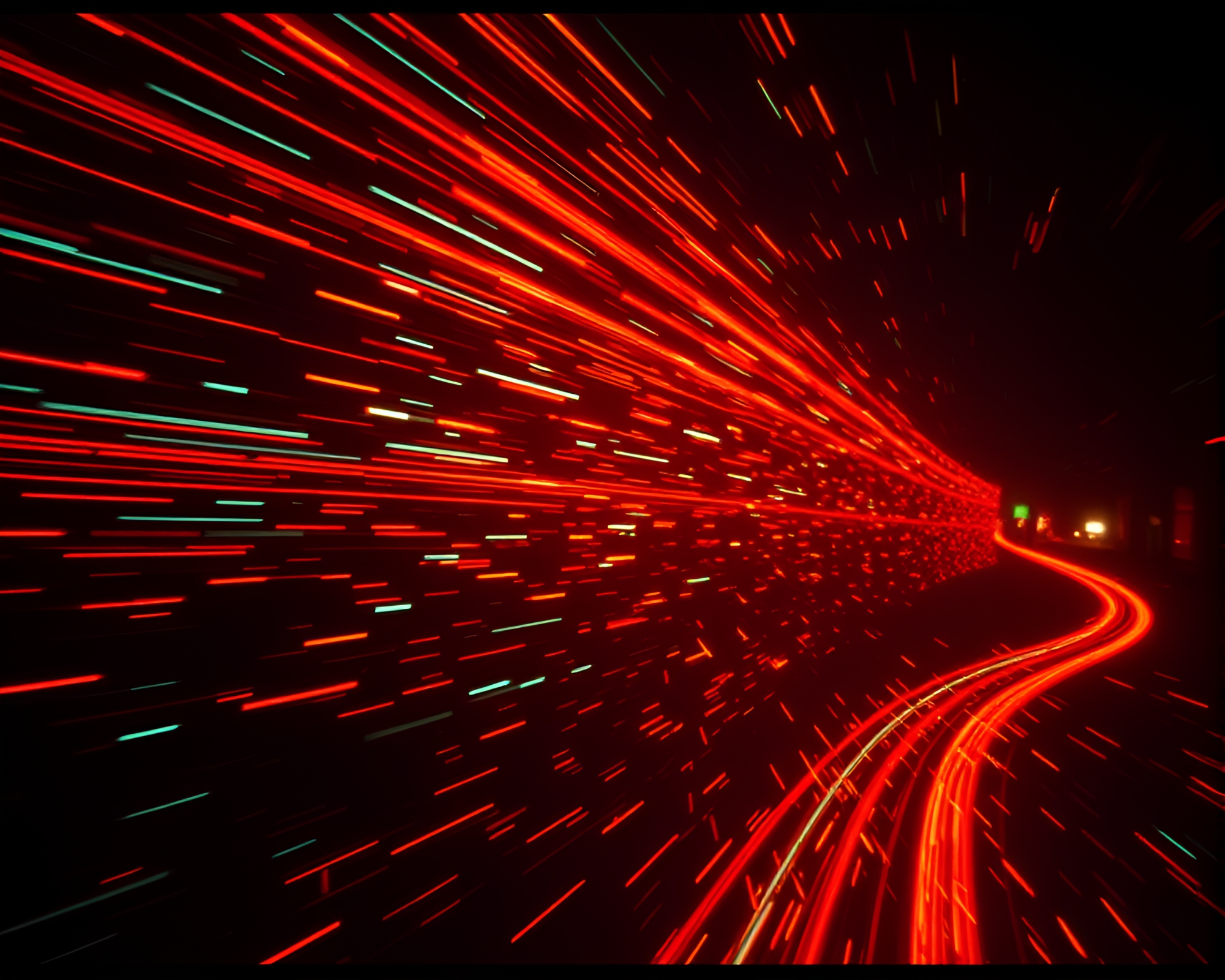 Time Vortex Noir: Mosaic Scan Lines – free AI stock image