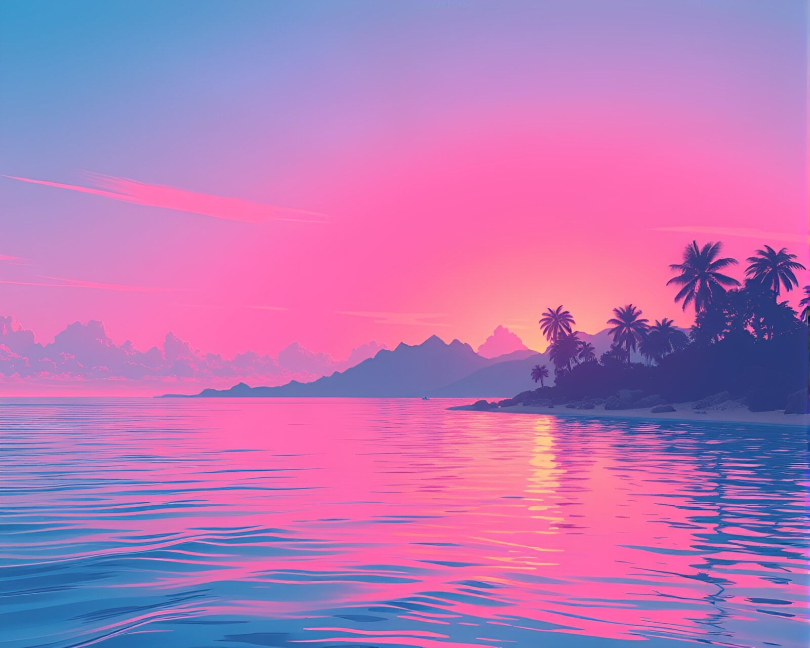 Vibrant comic book style art of glowing coral reef
