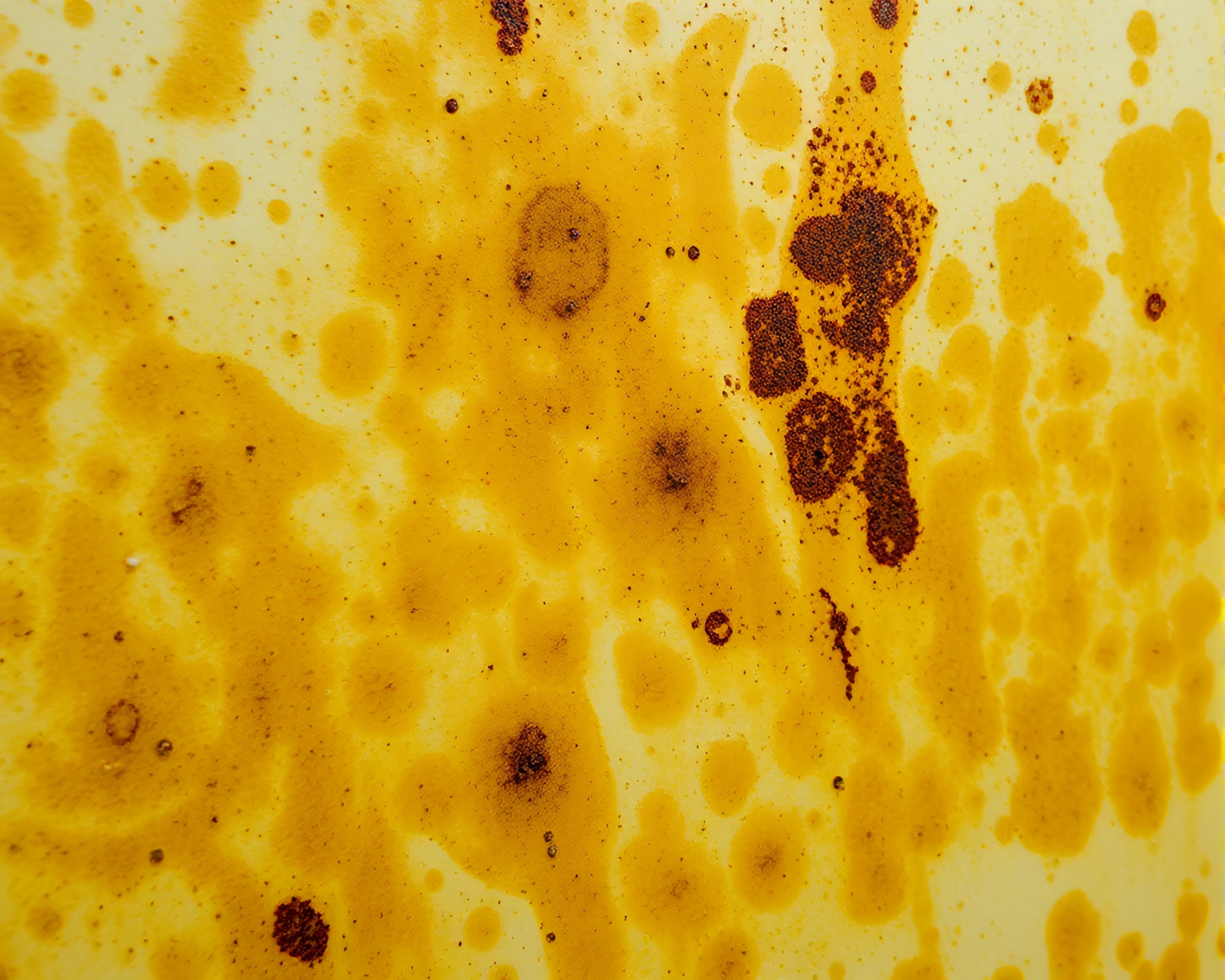 Derelict Train Carriage Covered in Mildew Spots – free AI stock image