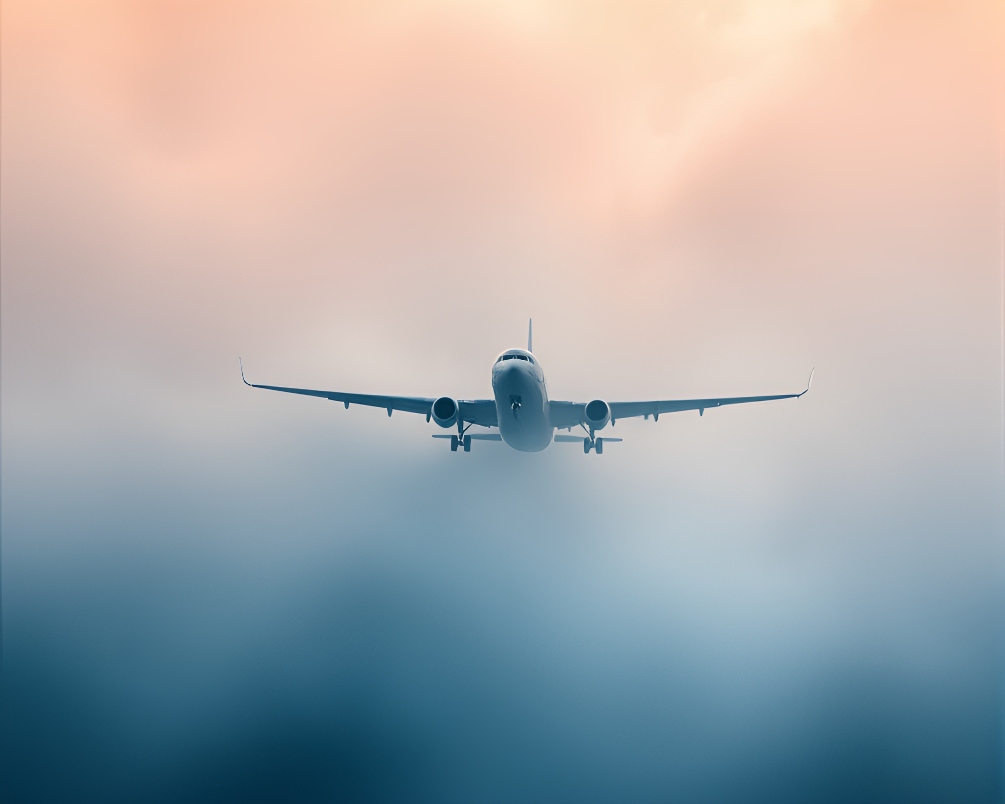 Airplane Through Smoky Water Distortion Pointillism Art – free AI stock image
