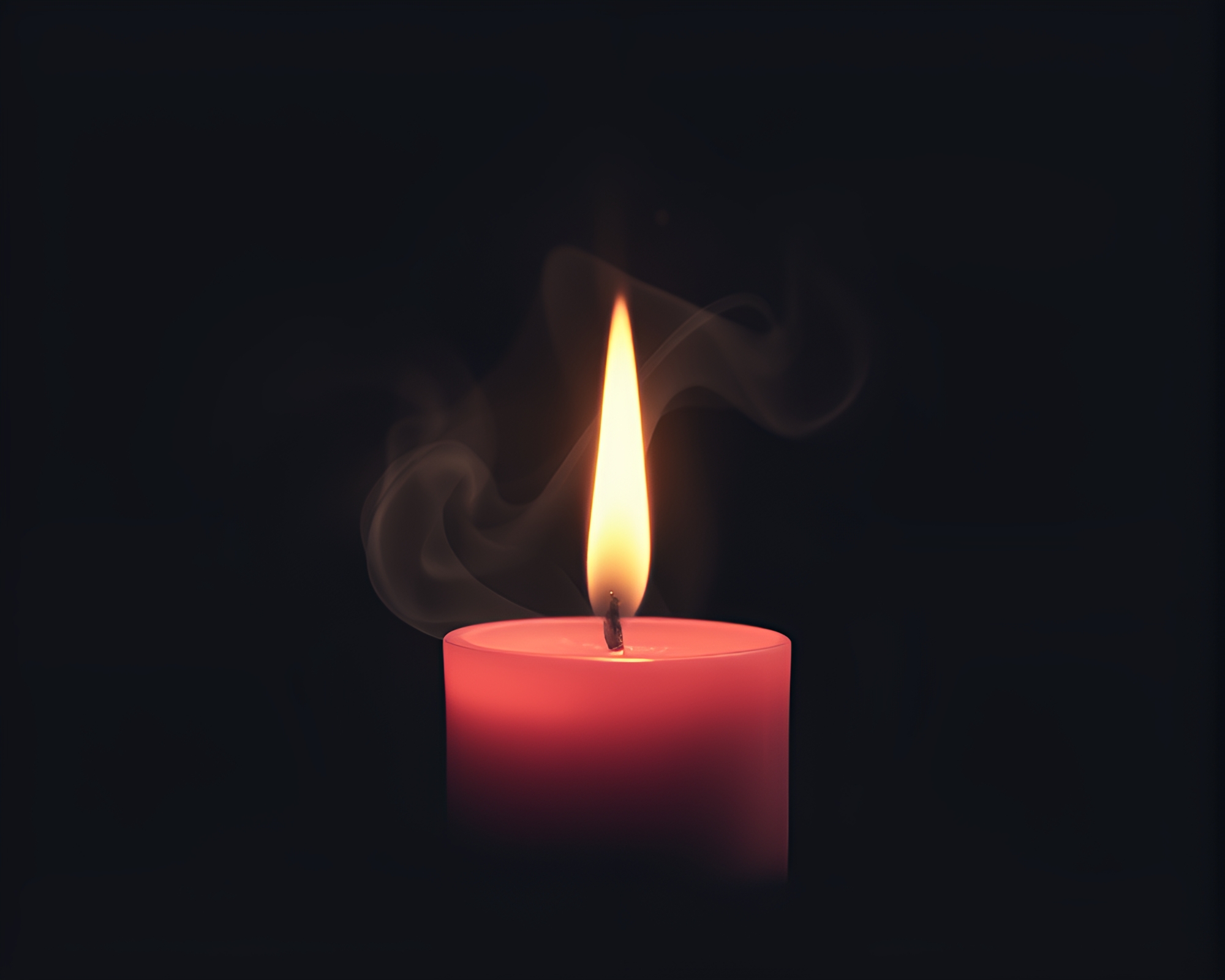 Mystical Banshee Candle Smoke Art – free AI stock image