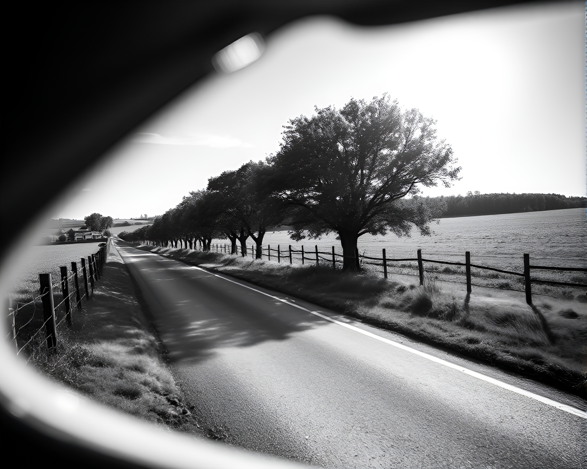 Sunny Countryside Long Exposure Journey – free AI stock image