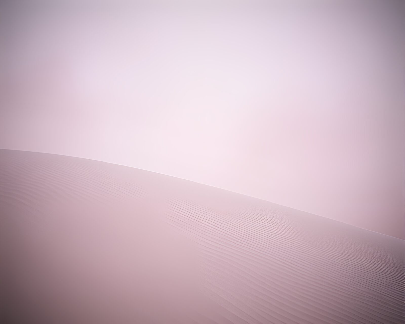 Surreal desert landscape with mist and motion blur